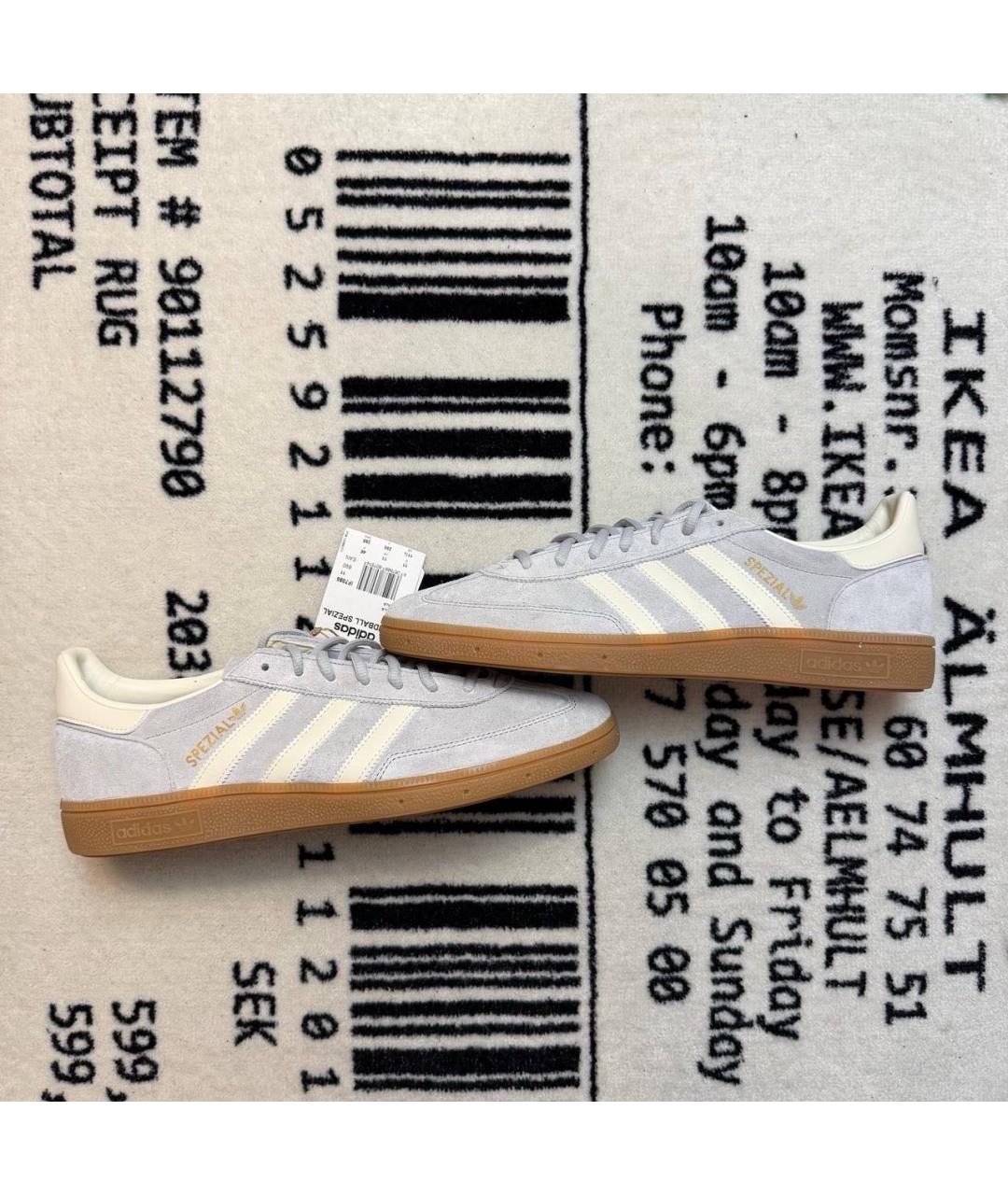 ADIDAS Серые замшевые низкие кроссовки / кеды, фото 6