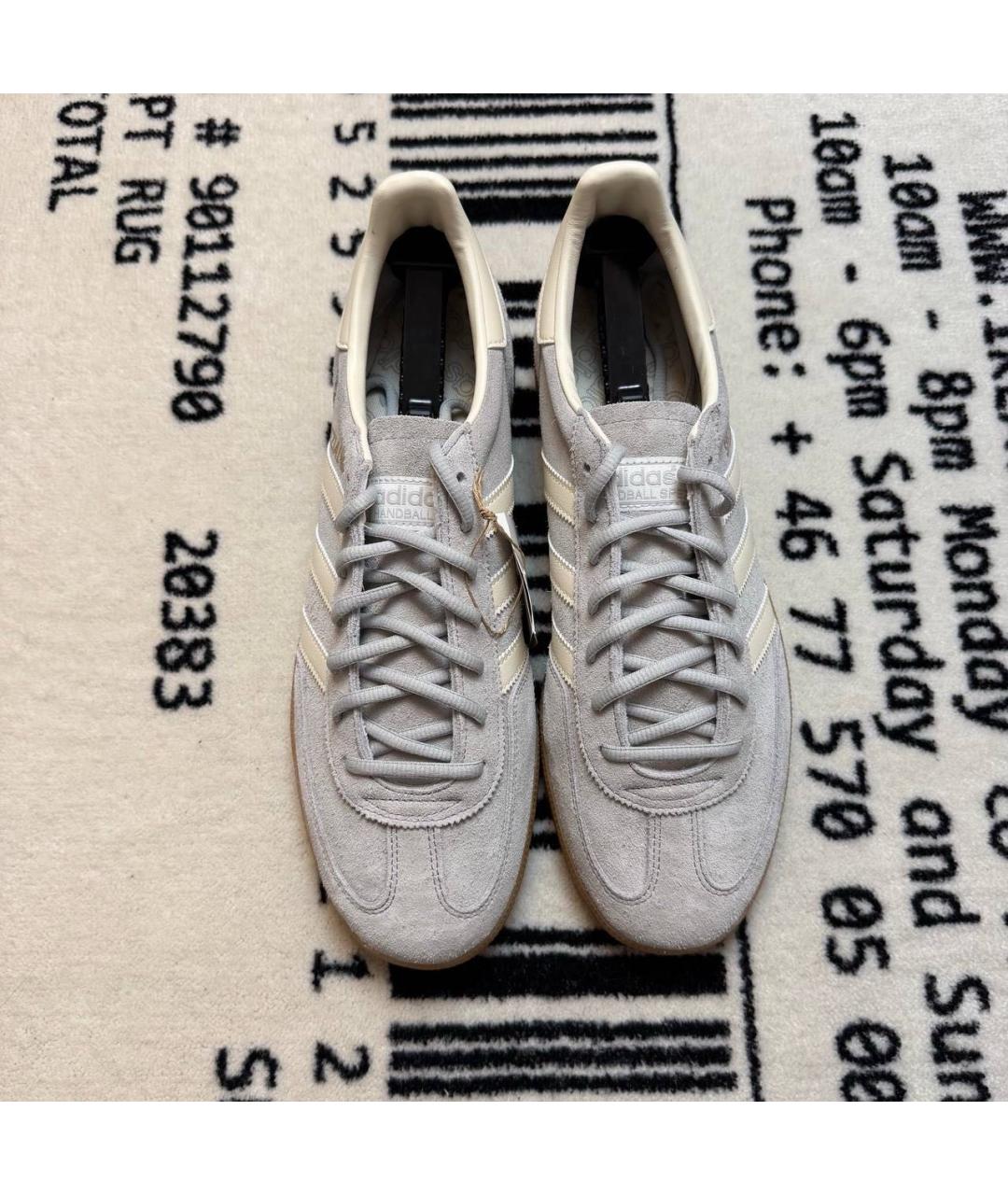 ADIDAS Серые замшевые низкие кроссовки / кеды, фото 2