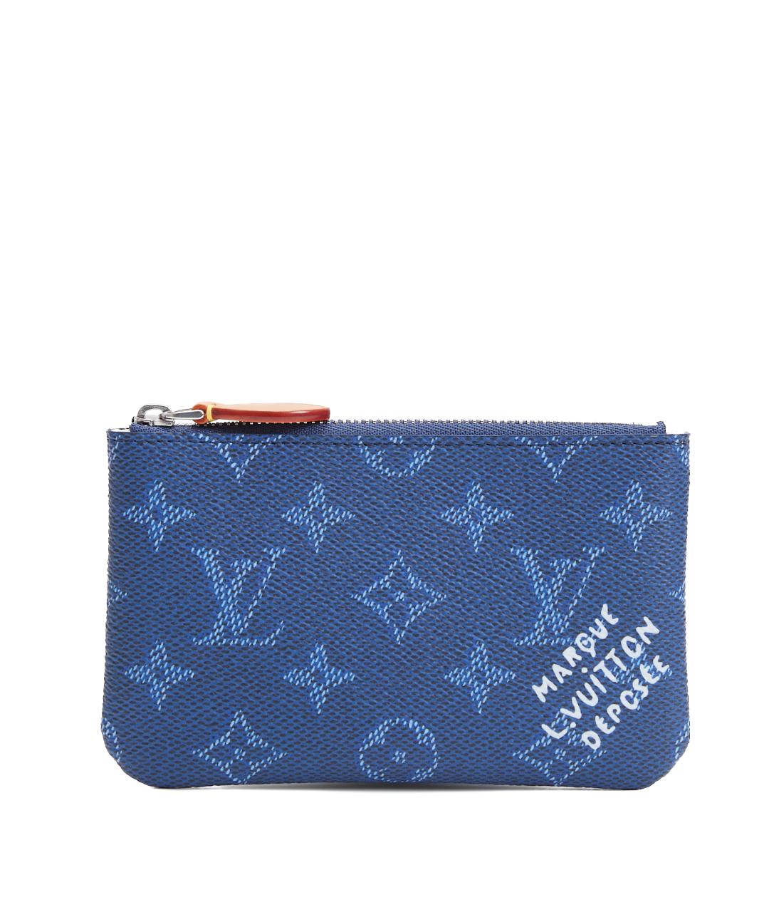 LOUIS VUITTON Синяя ключница, фото 1