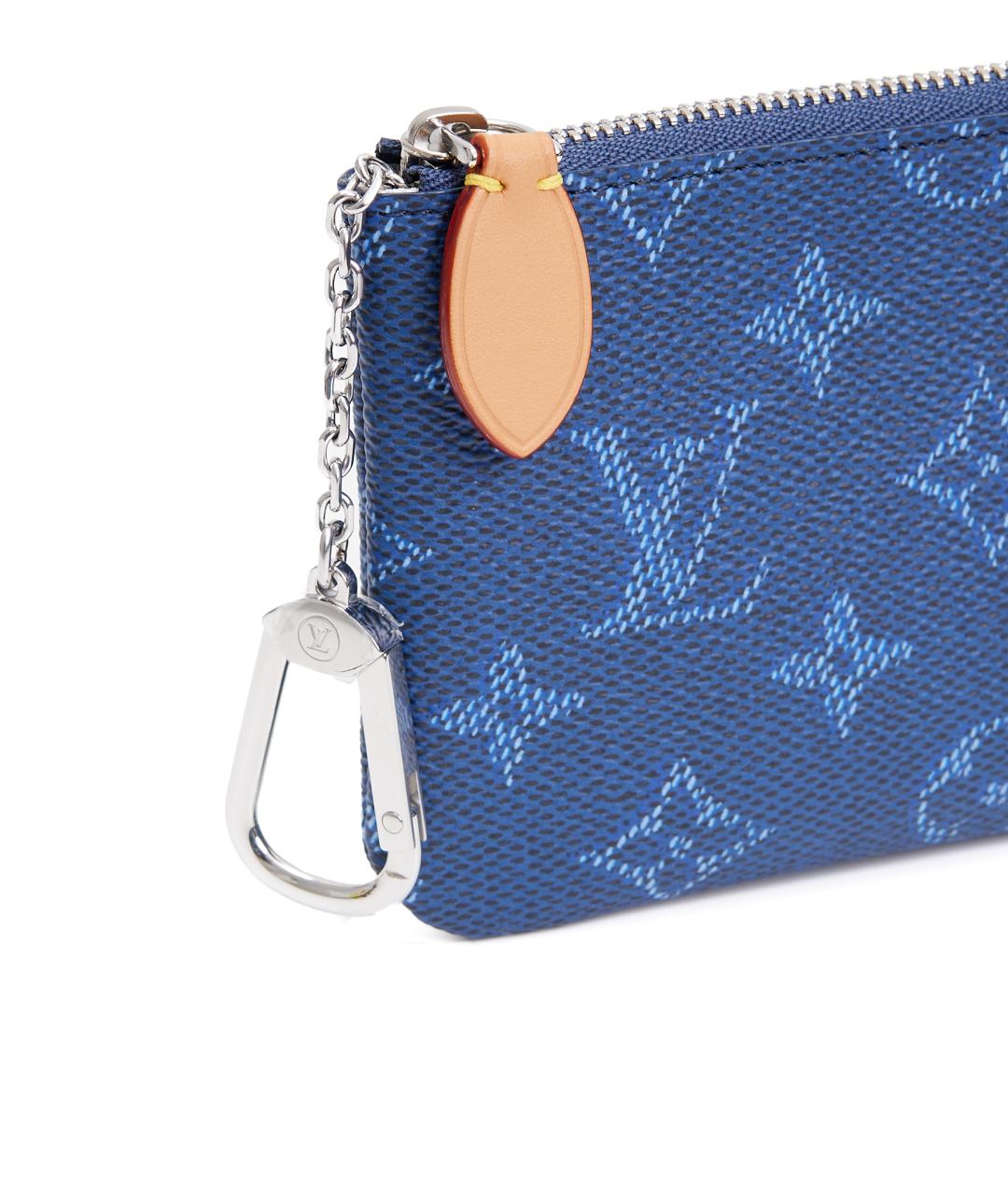 LOUIS VUITTON Синяя ключница, фото 3