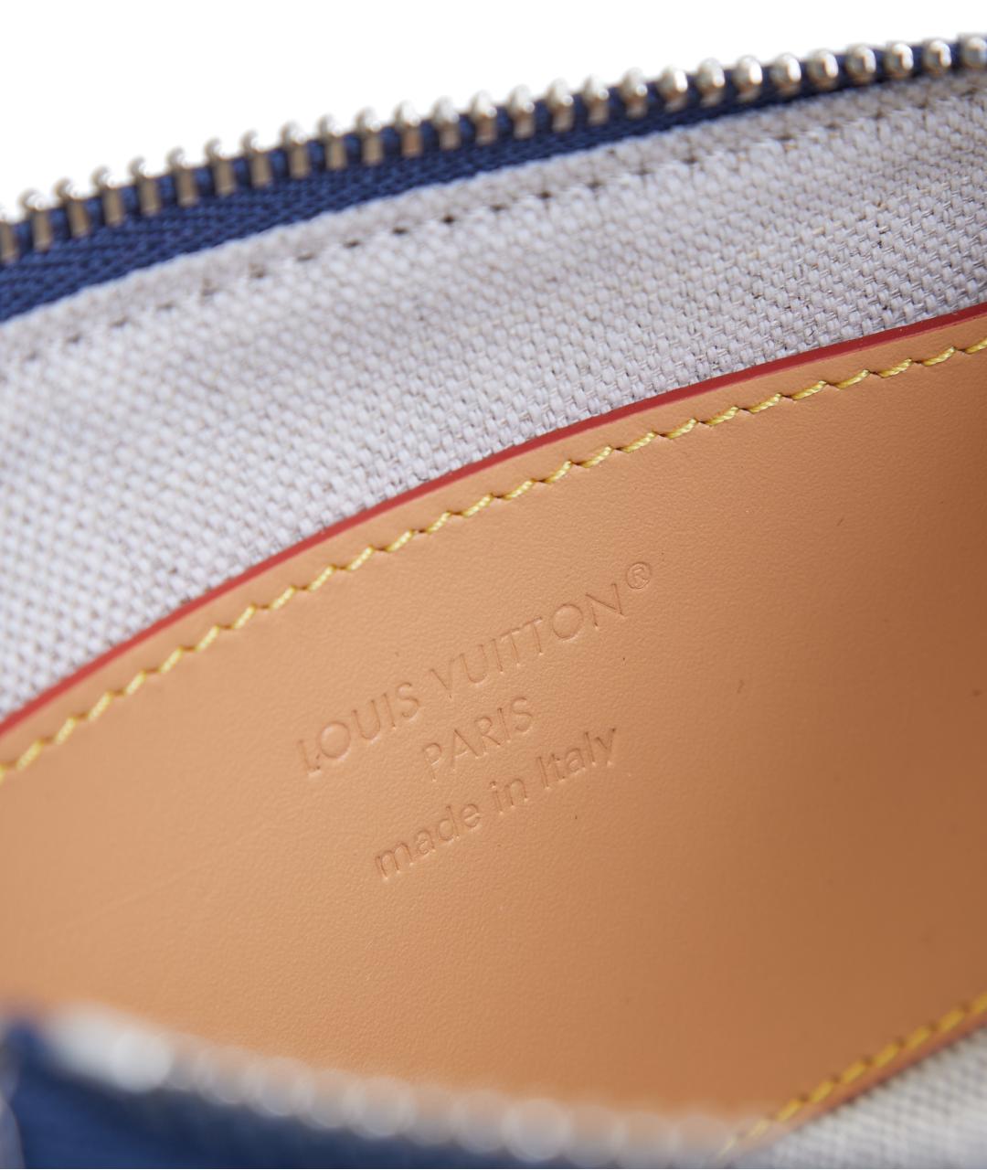 LOUIS VUITTON Синяя ключница, фото 4