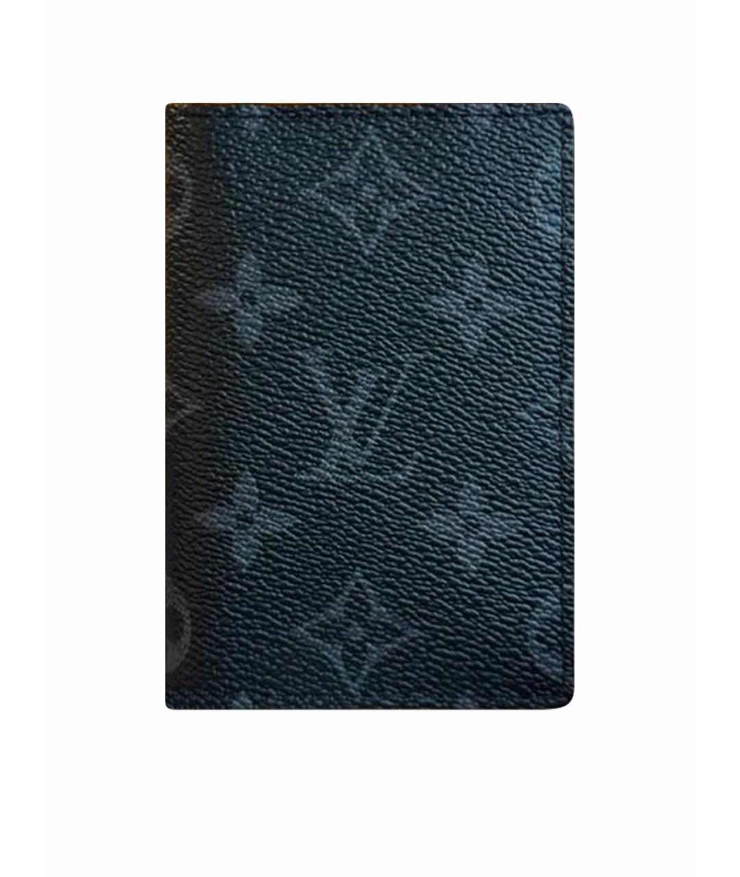 LOUIS VUITTON Антрацитовый кардхолдер, фото 1