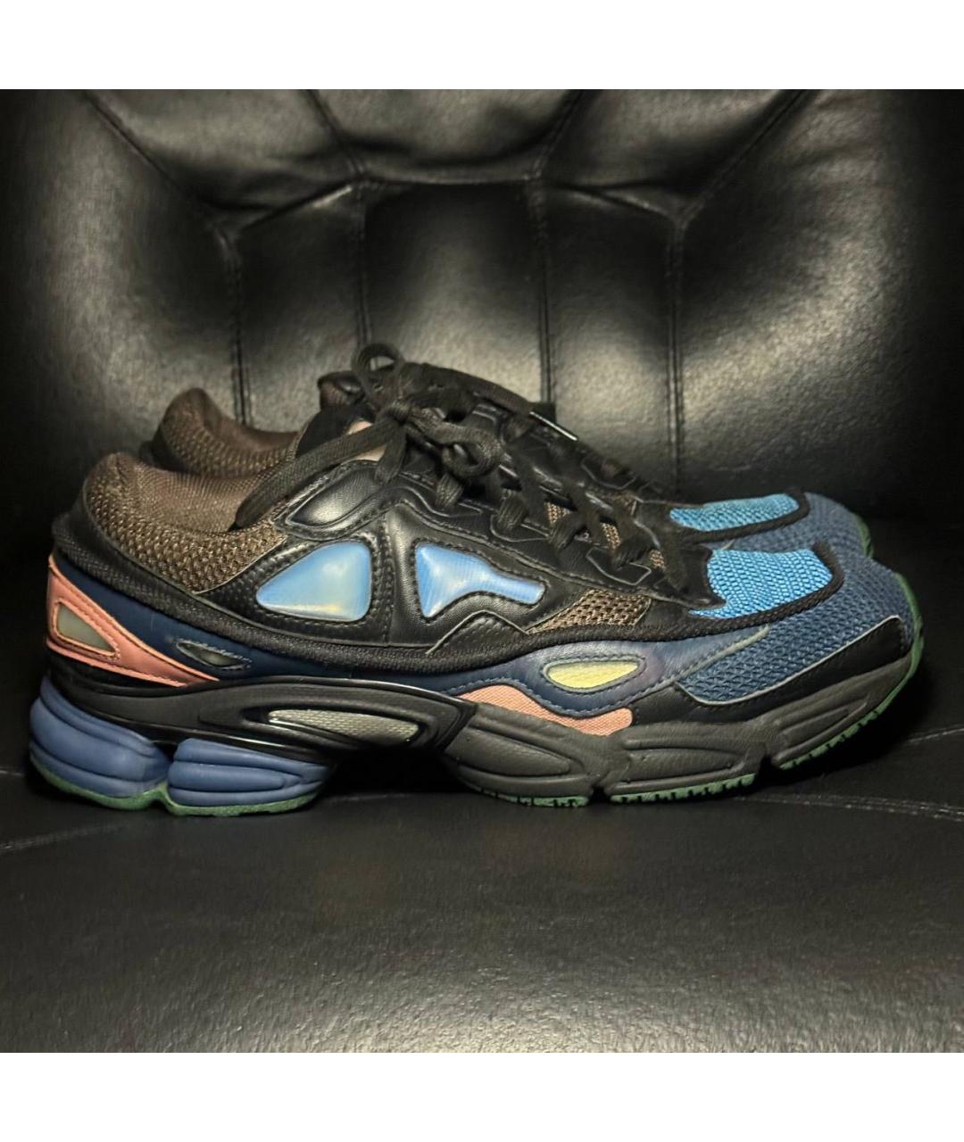 ADIDAS X RAF SIMONS Коричневые текстильные низкие кроссовки / кеды, фото 9