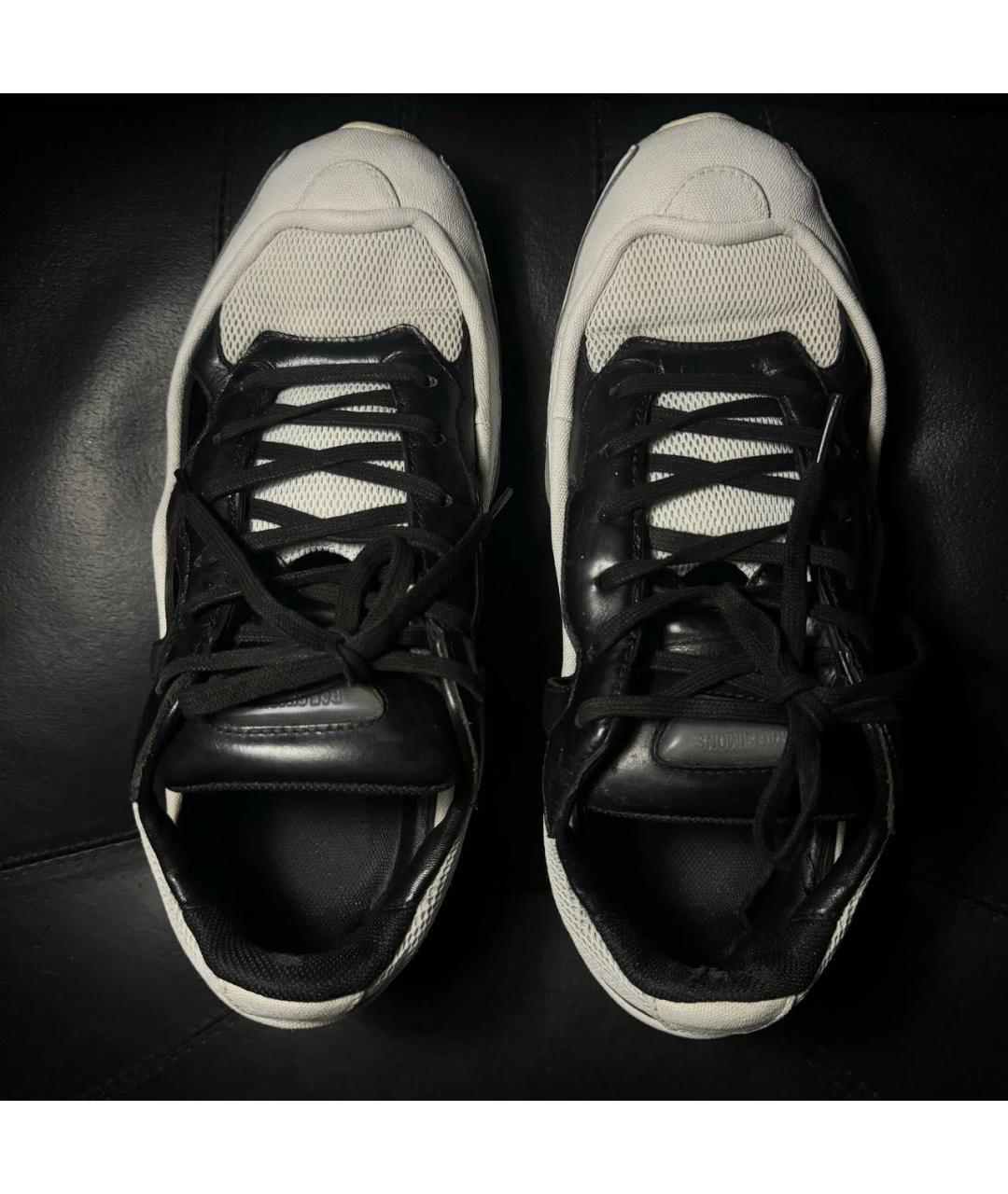 ADIDAS X RAF SIMONS Белые текстильные низкие кроссовки / кеды, фото 7