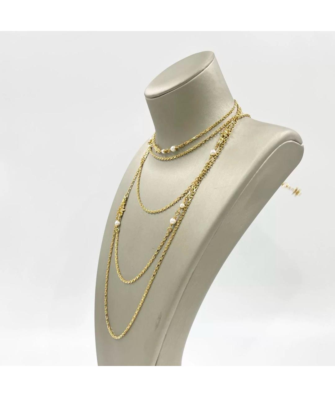 CHANEL Золотое колье, фото 3