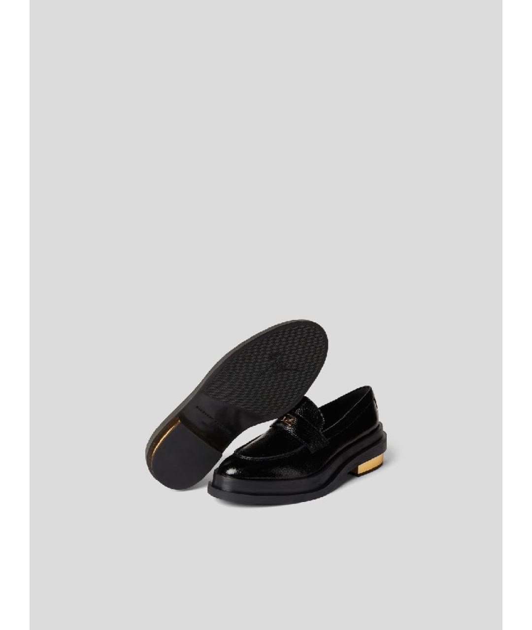 GIUSEPPE ZANOTTI DESIGN Черные кожаные лоферы, фото 5