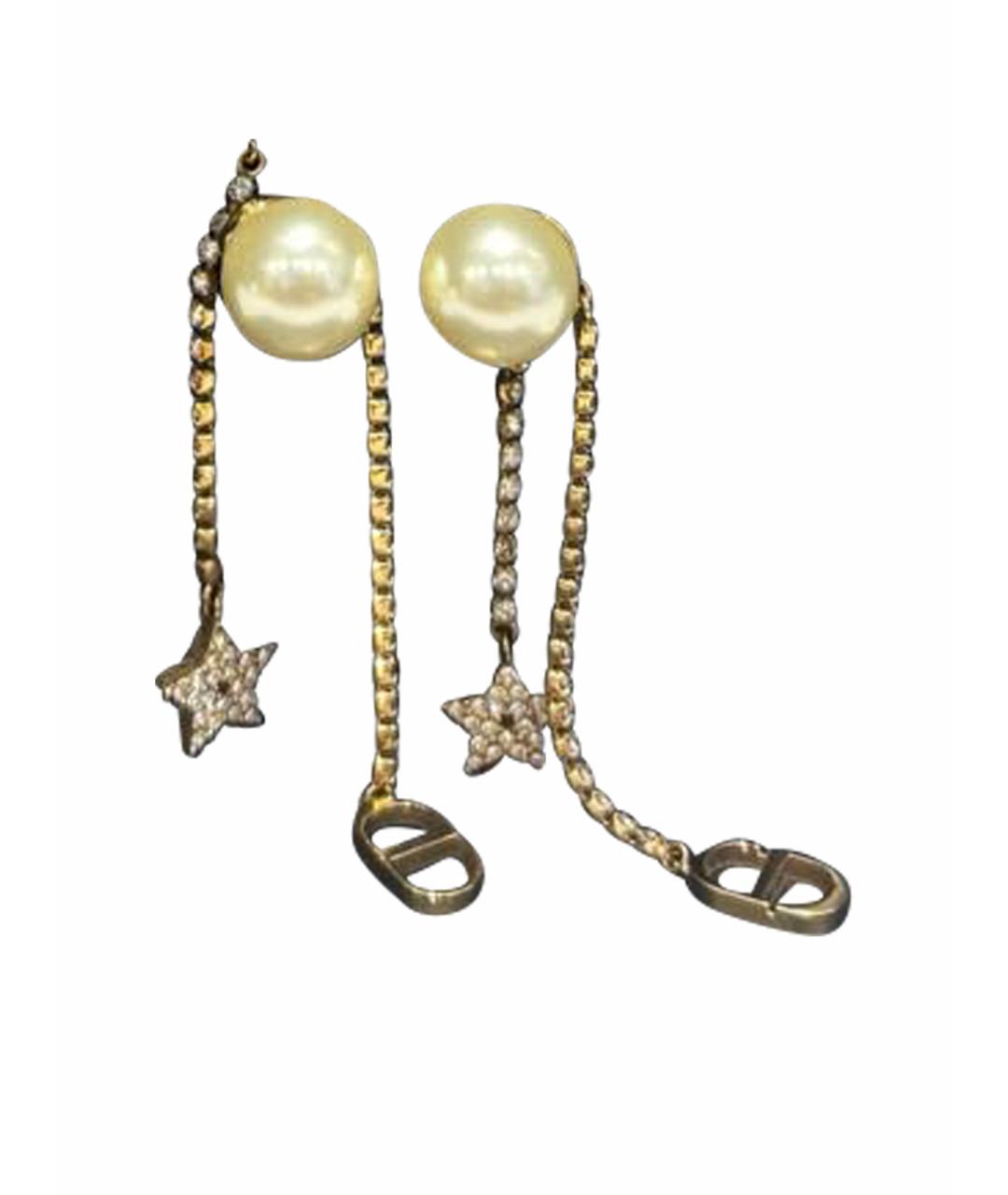 CHRISTIAN DIOR Золотые серьги, фото 1