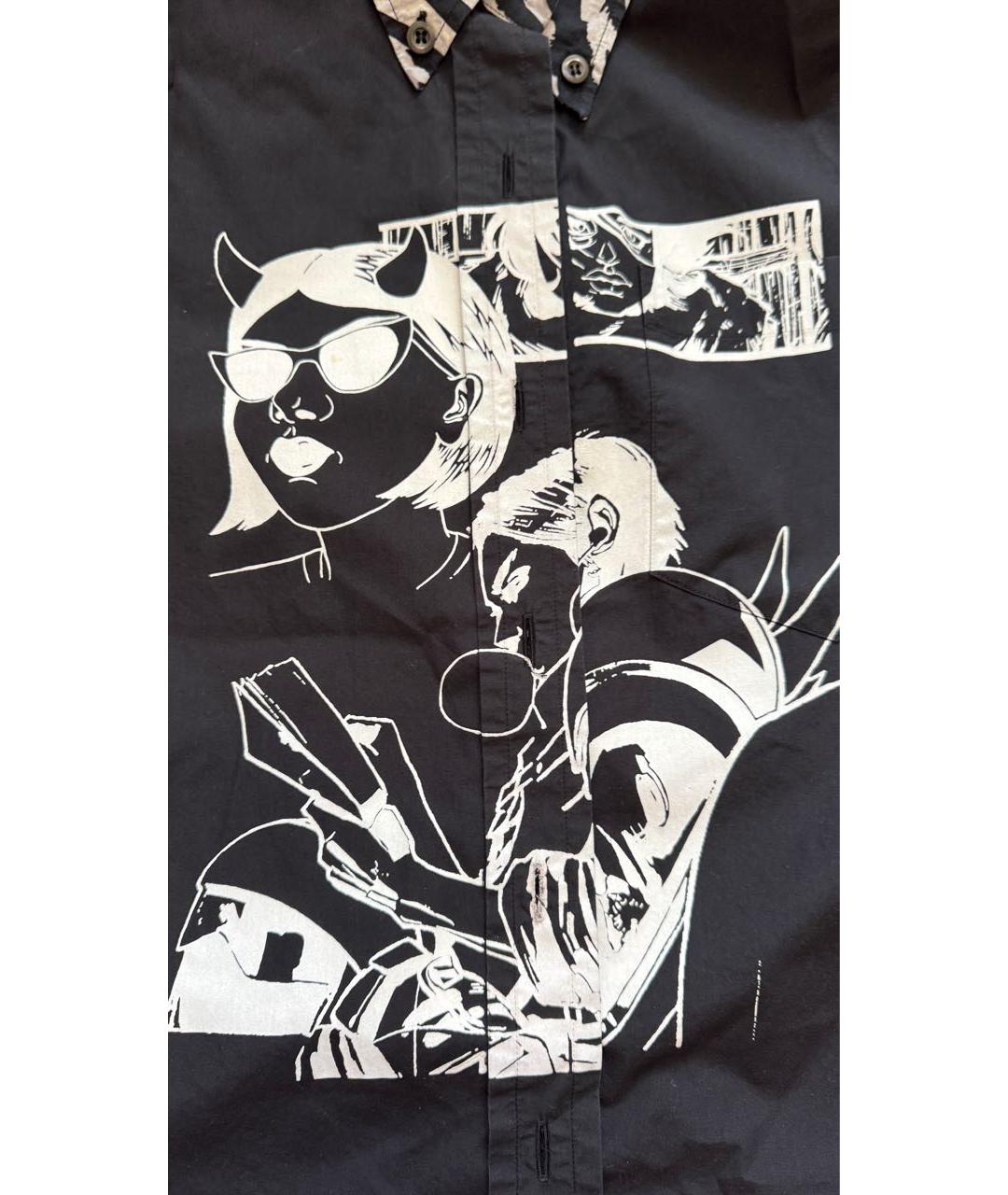 PRADA Черная хлопковая рубашка, фото 3