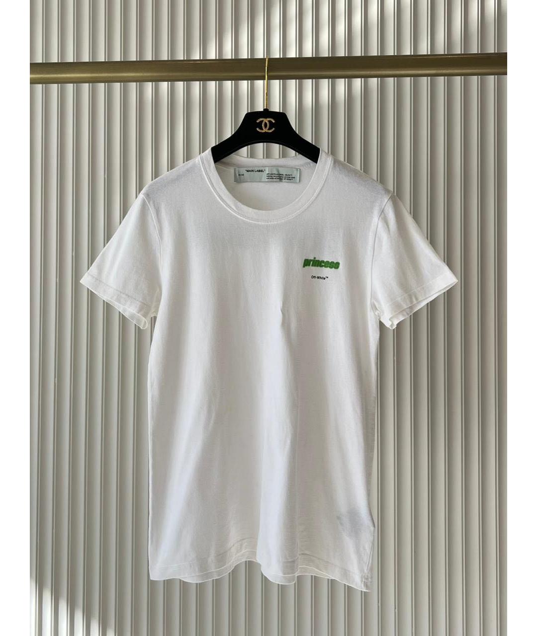 OFF-WHITE Белая футболка, фото 9
