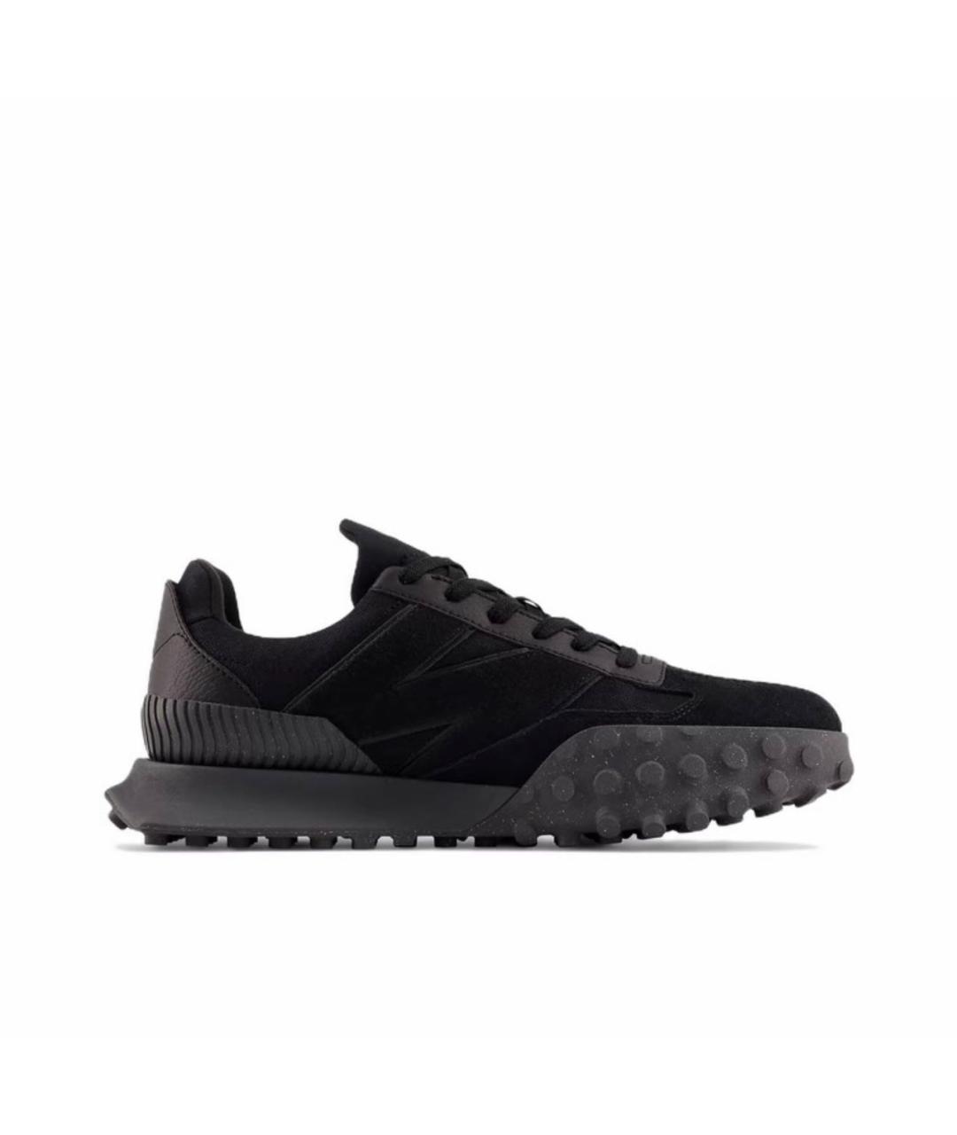 NEW BALANCE Черные замшевые низкие кроссовки / кеды, фото 1
