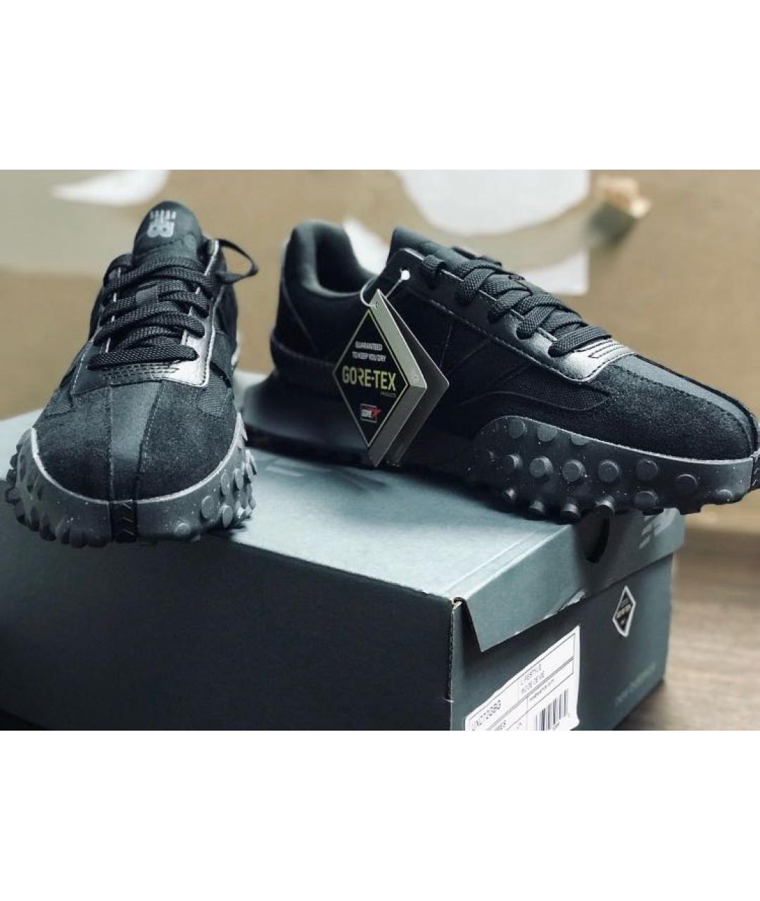 NEW BALANCE Черные замшевые низкие кроссовки / кеды, фото 5