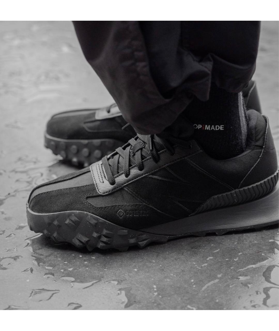 NEW BALANCE Черные замшевые низкие кроссовки / кеды, фото 8