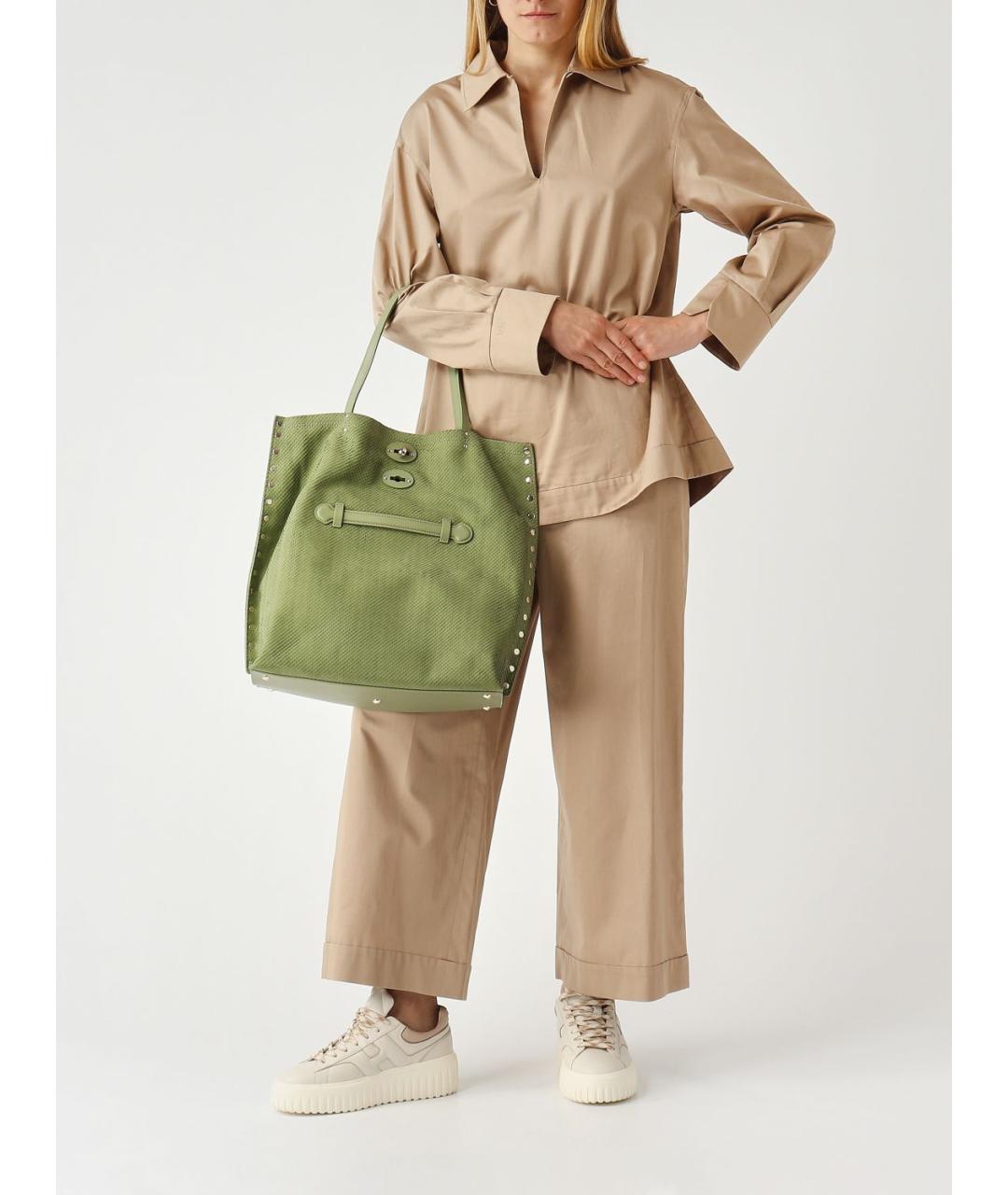 MAX MARA Бежевая хлопковая рубашка, фото 2