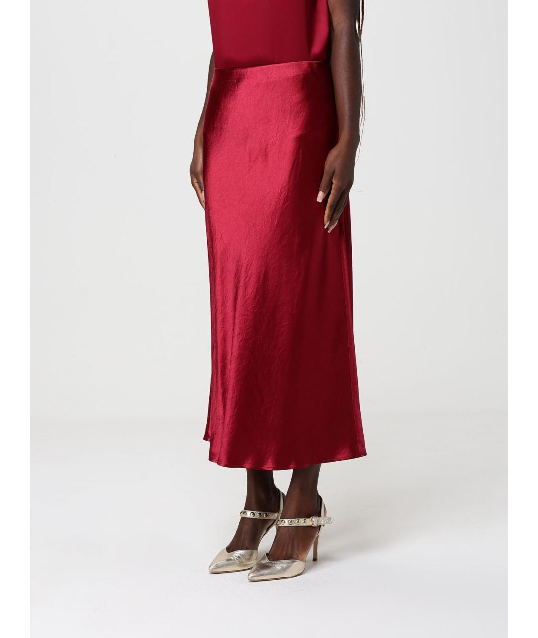 MAX MARA Красная юбка миди, фото 4