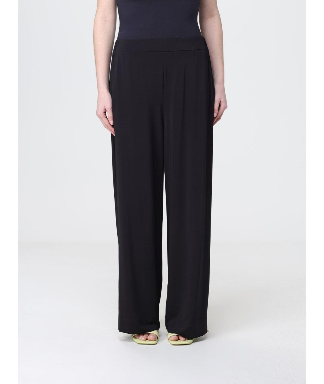 MAX MARA Черные прямые брюки, фото 4