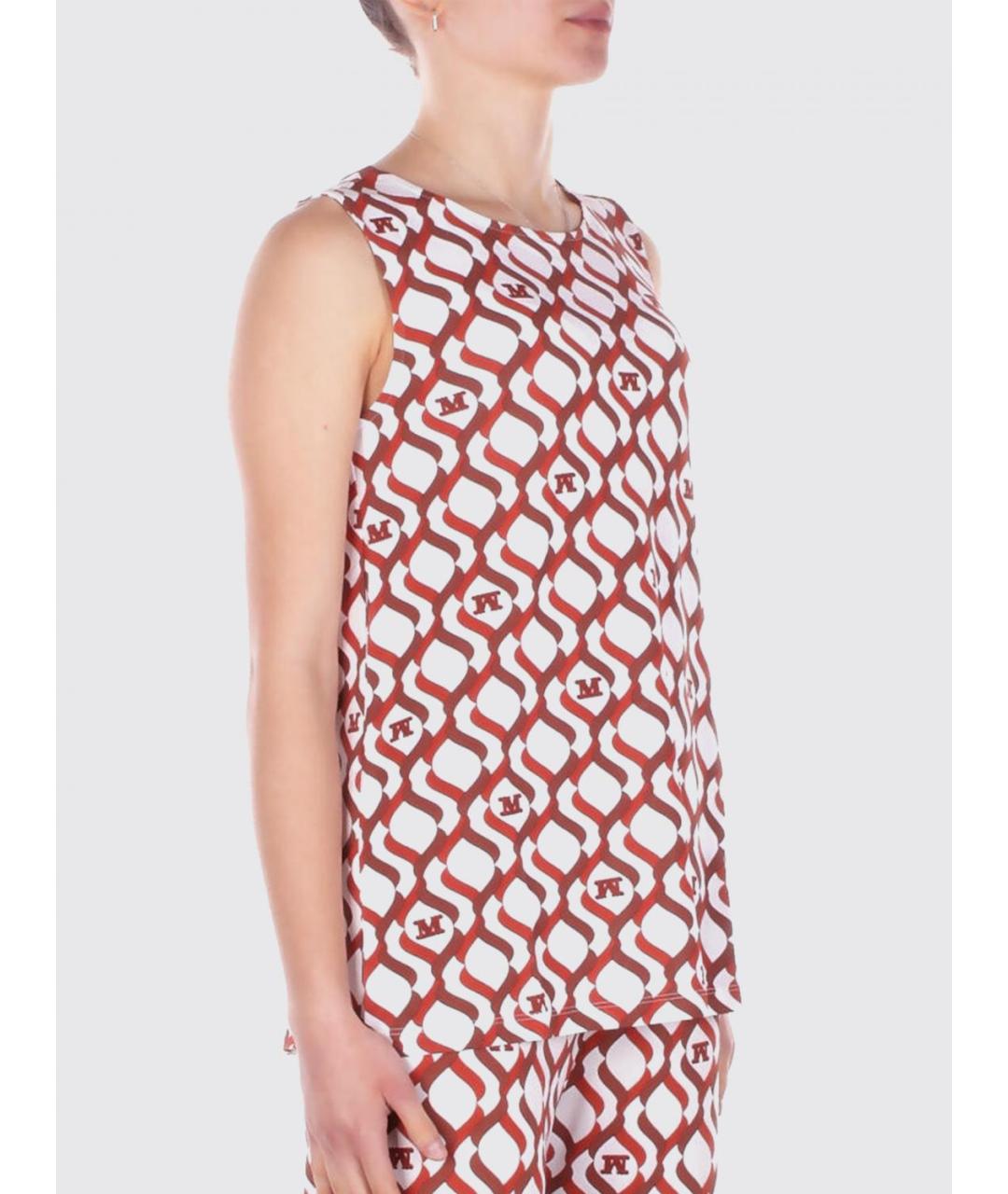 MAX MARA Мульти вискозные прямые брюки, фото 3