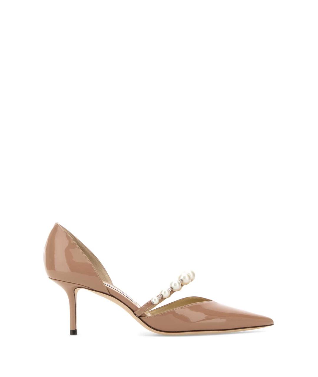 JIMMY CHOO Розовые кожаные туфли, фото 1