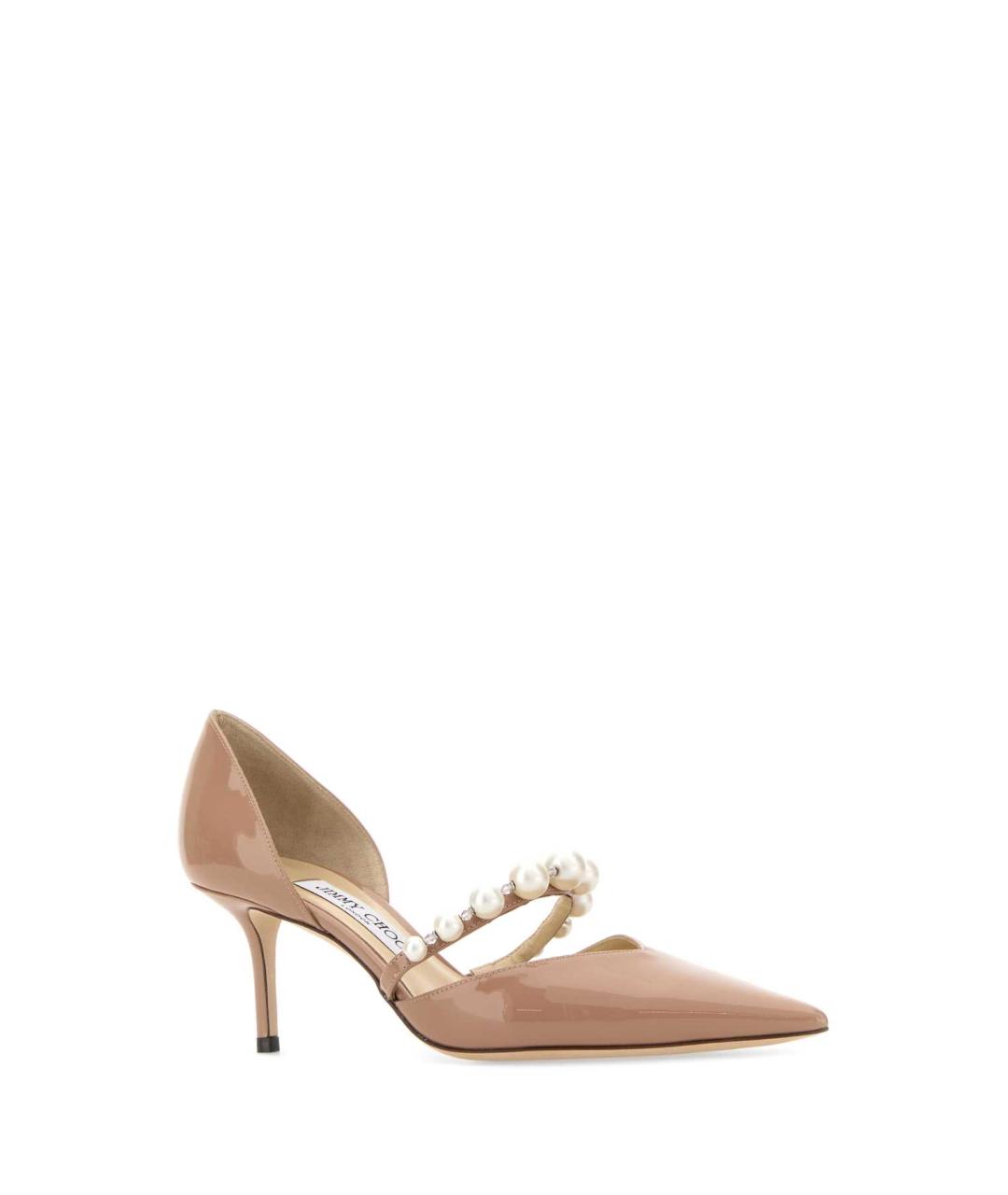 JIMMY CHOO Розовые кожаные туфли, фото 2