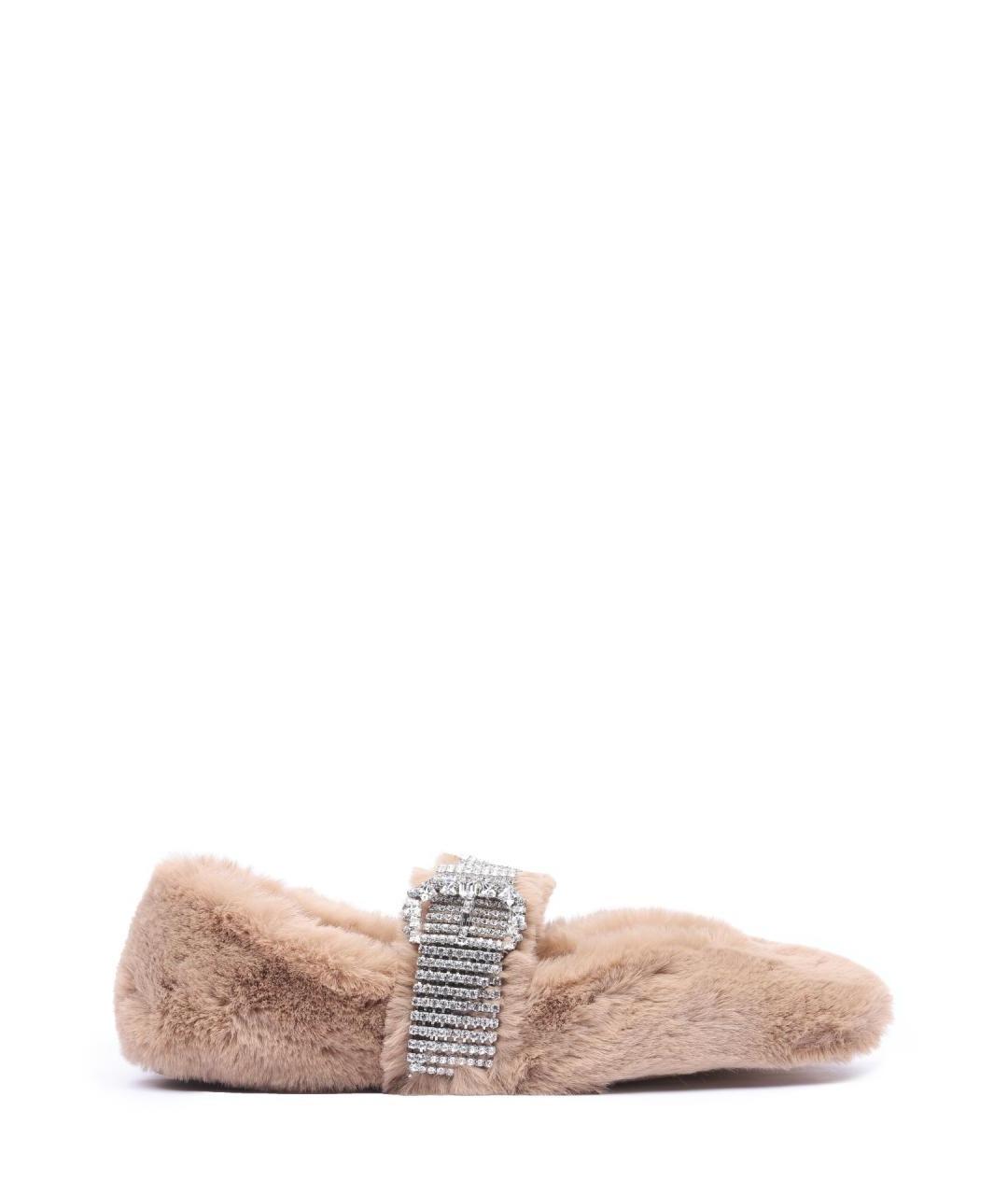 JIMMY CHOO Бежевые балетки, фото 1