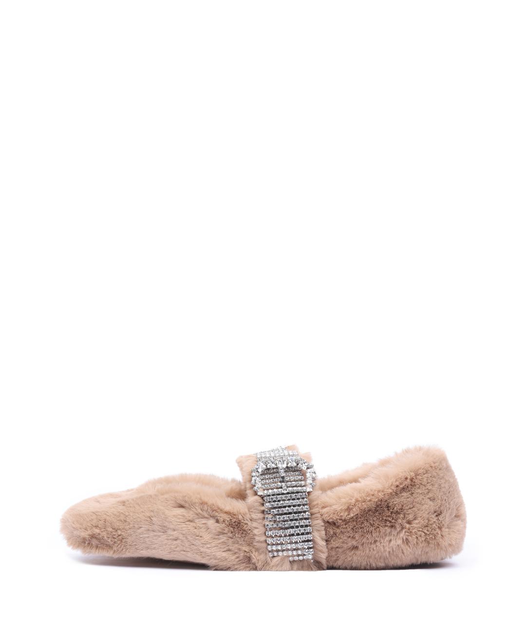 JIMMY CHOO Бежевые балетки, фото 7