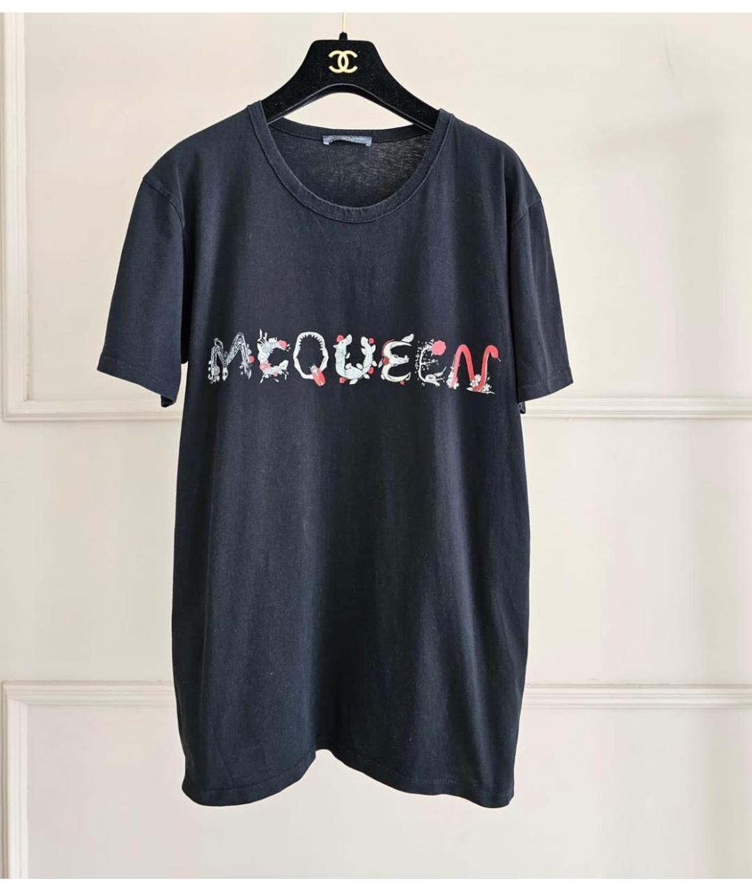 ALEXANDER MCQUEEN Черная футболка, фото 9