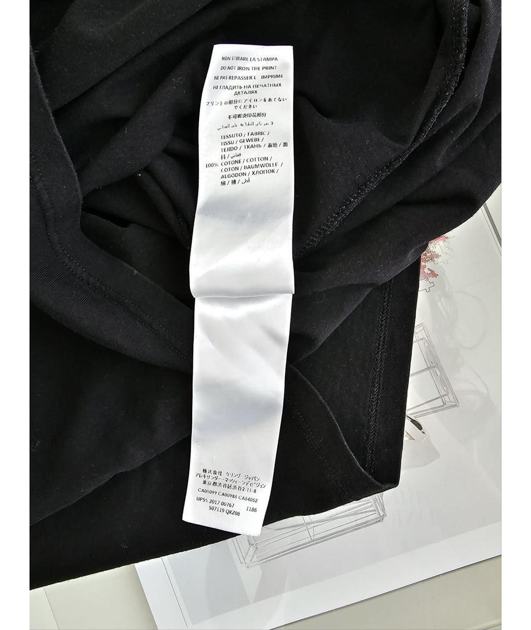 ALEXANDER MCQUEEN Черная футболка, фото 4