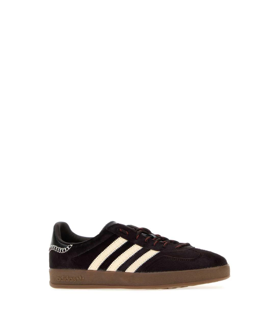 ADIDAS Коричневые кожаные кроссовки, фото 2