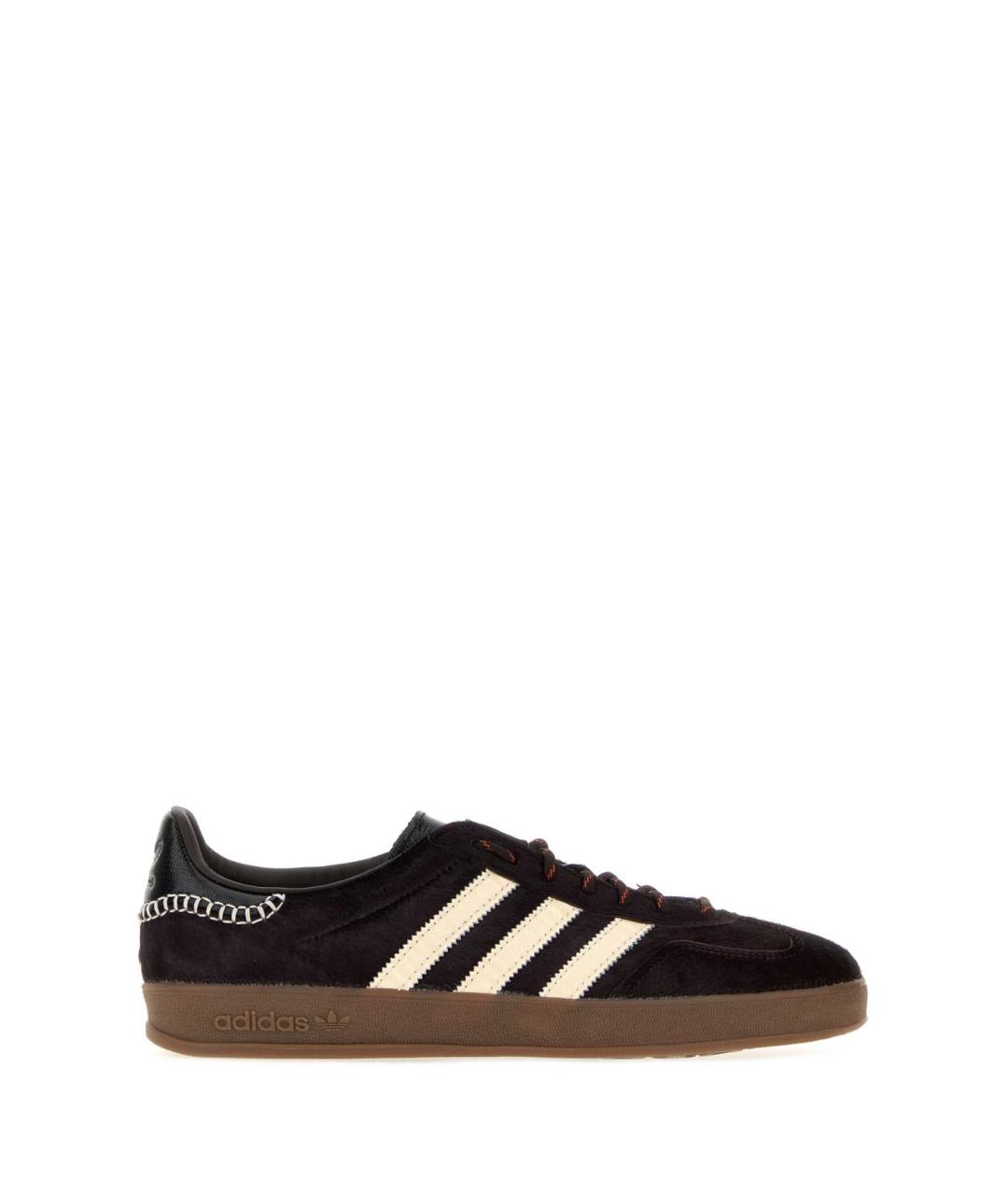 ADIDAS Коричневые кожаные кроссовки, фото 1