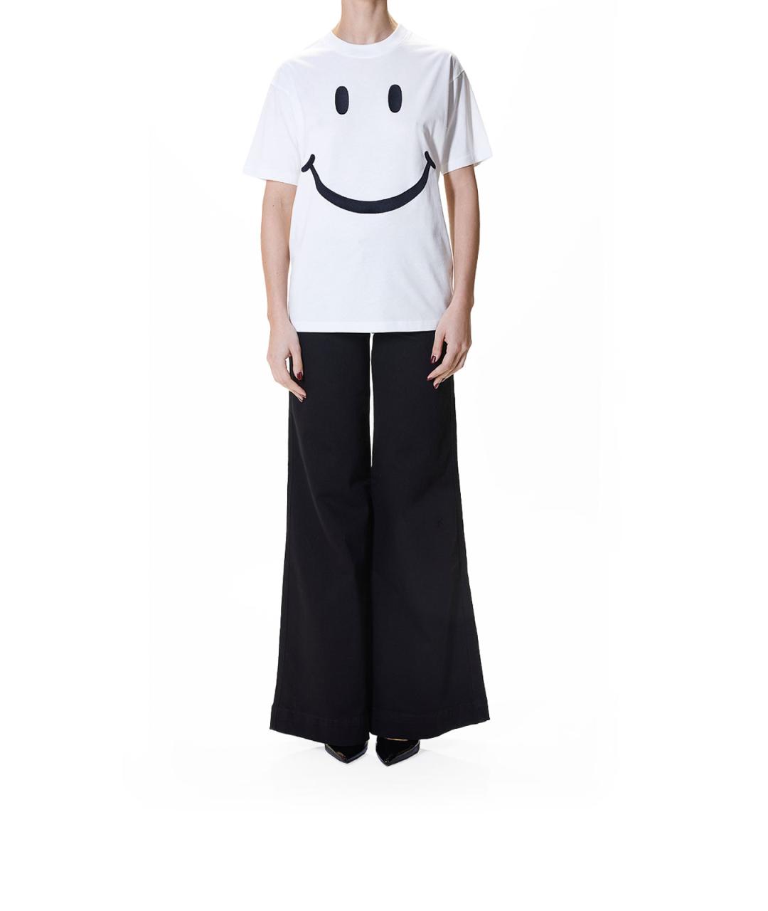 MOSCHINO Белая хлопковая футболка, фото 2