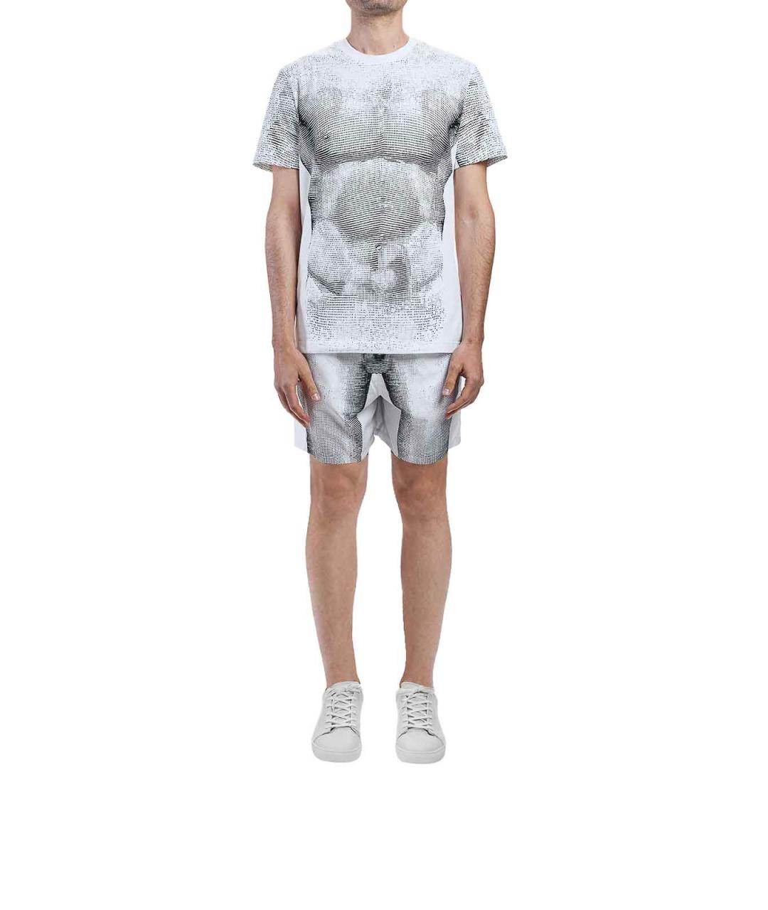 MOSCHINO Белая хлопковая футболка, фото 2