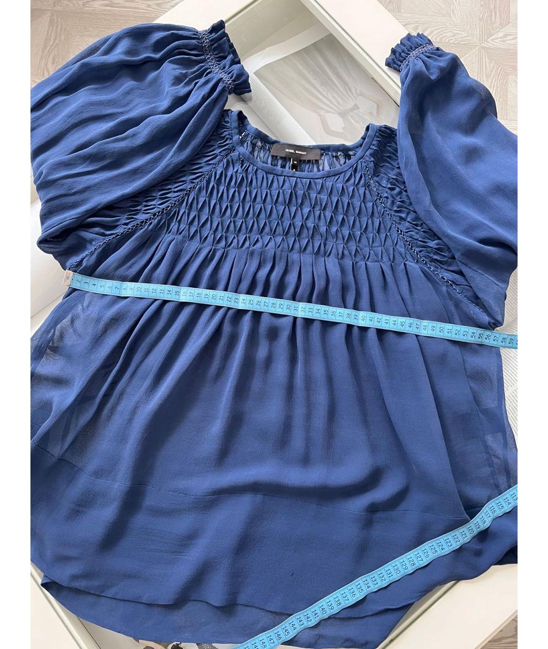 ISABEL MARANT Синяя блузы, фото 8