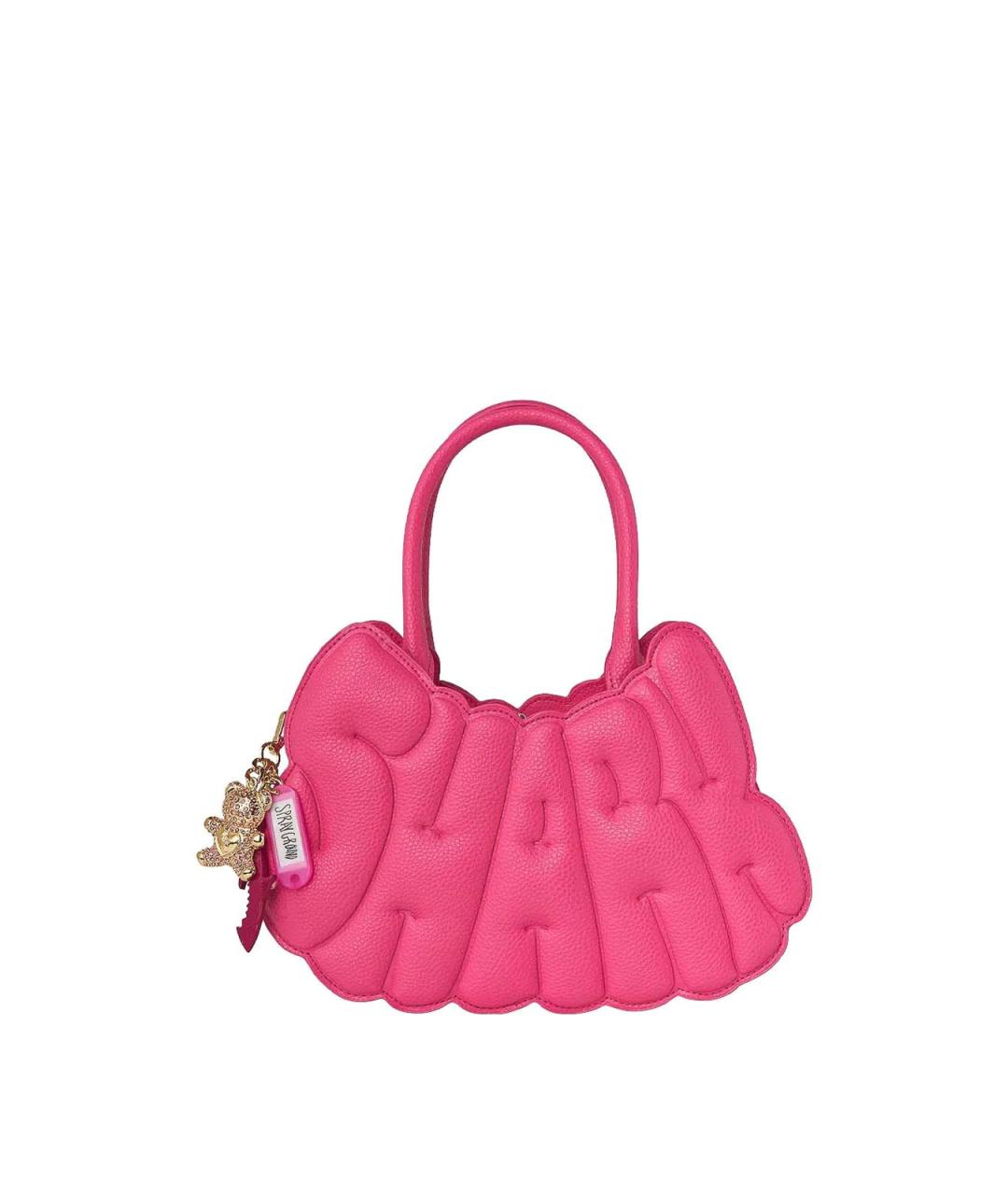 SPRAYGROUND Розовая сумка тоут из искусственной кожи, фото 1