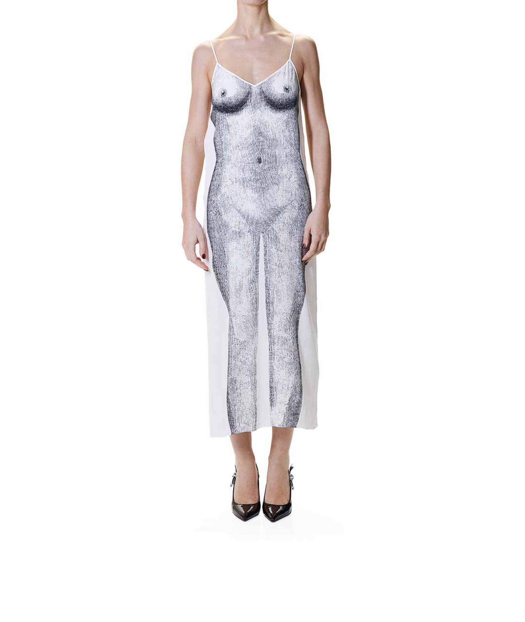 MOSCHINO Мульти вискозное повседневное платье, фото 2