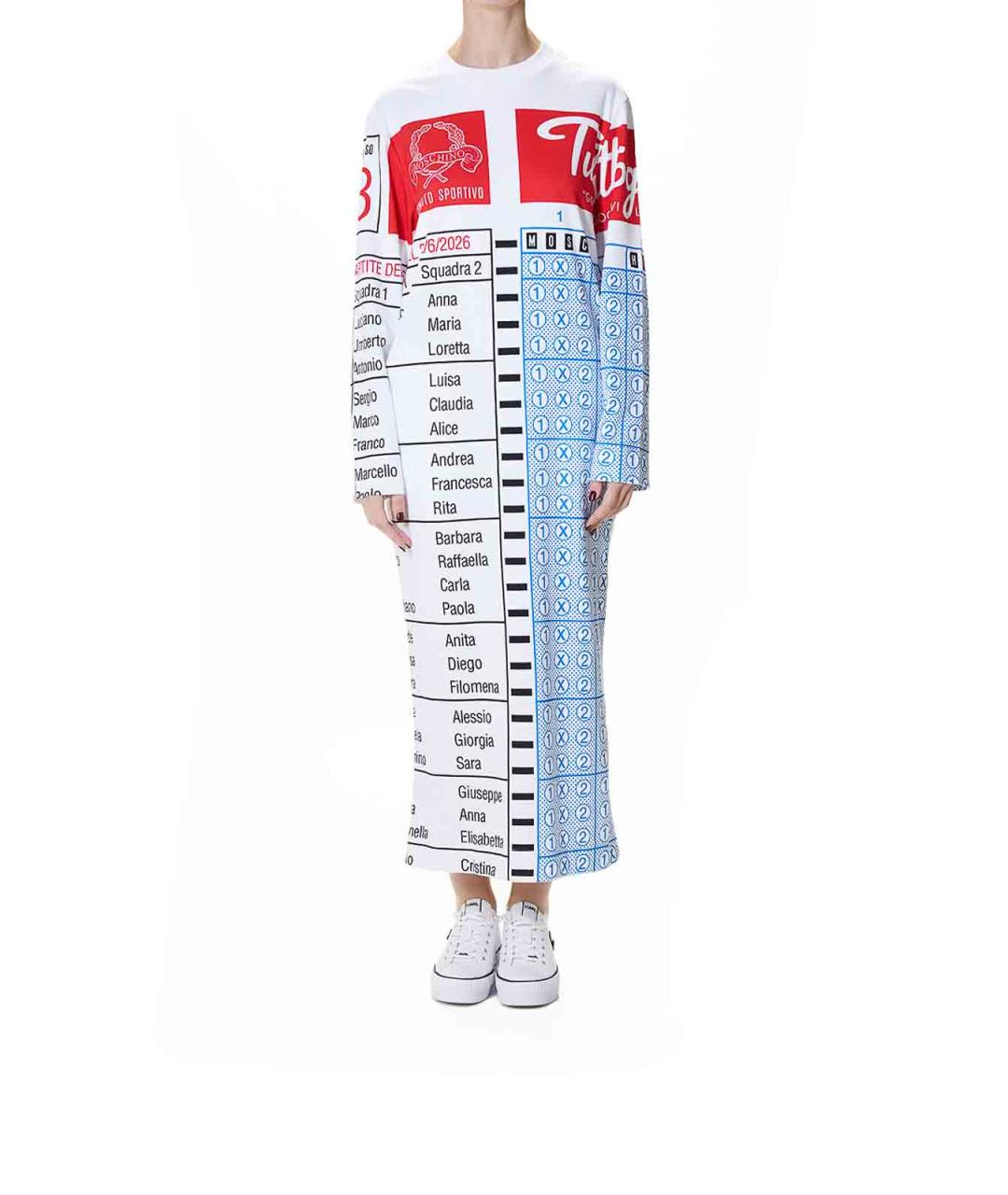 MOSCHINO Мульти хлопковое повседневное платье, фото 2