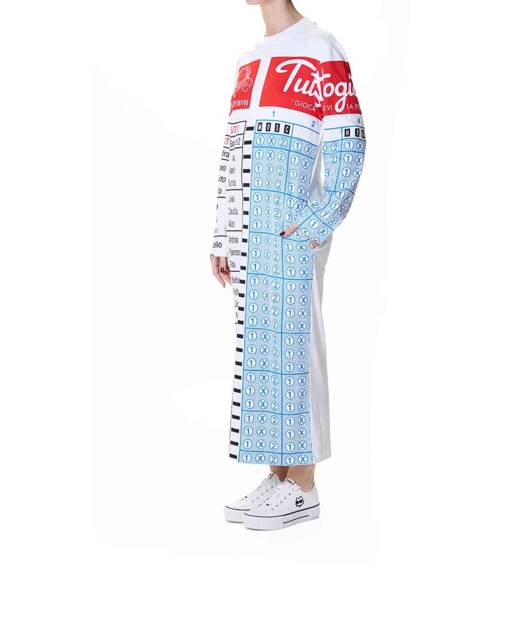 MOSCHINO Мульти хлопковое повседневное платье, фото 3