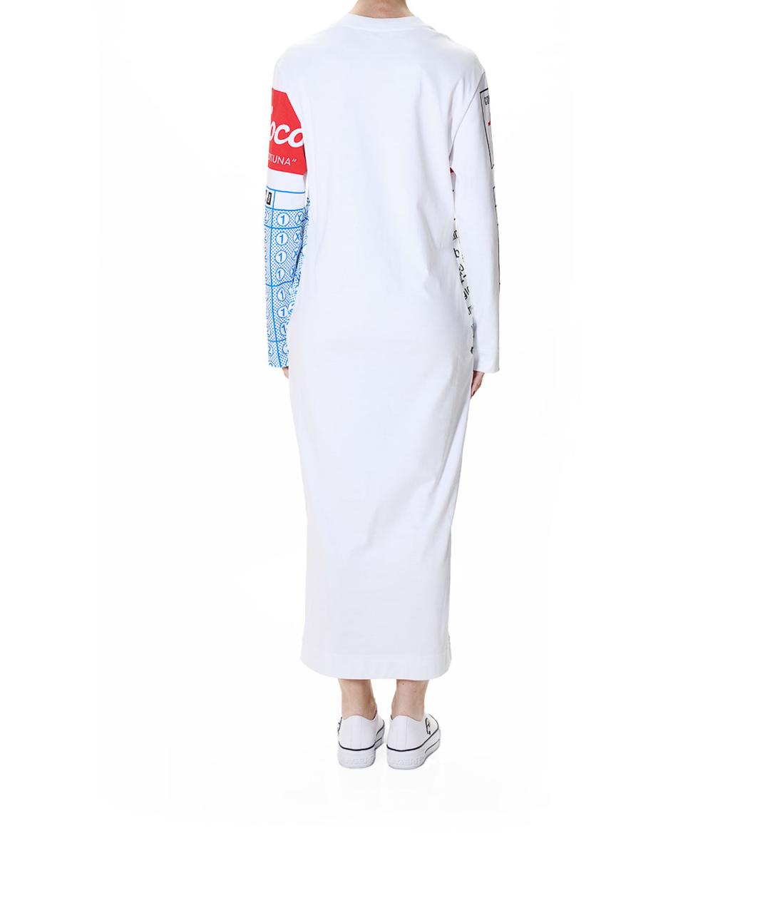 MOSCHINO Мульти хлопковое повседневное платье, фото 4