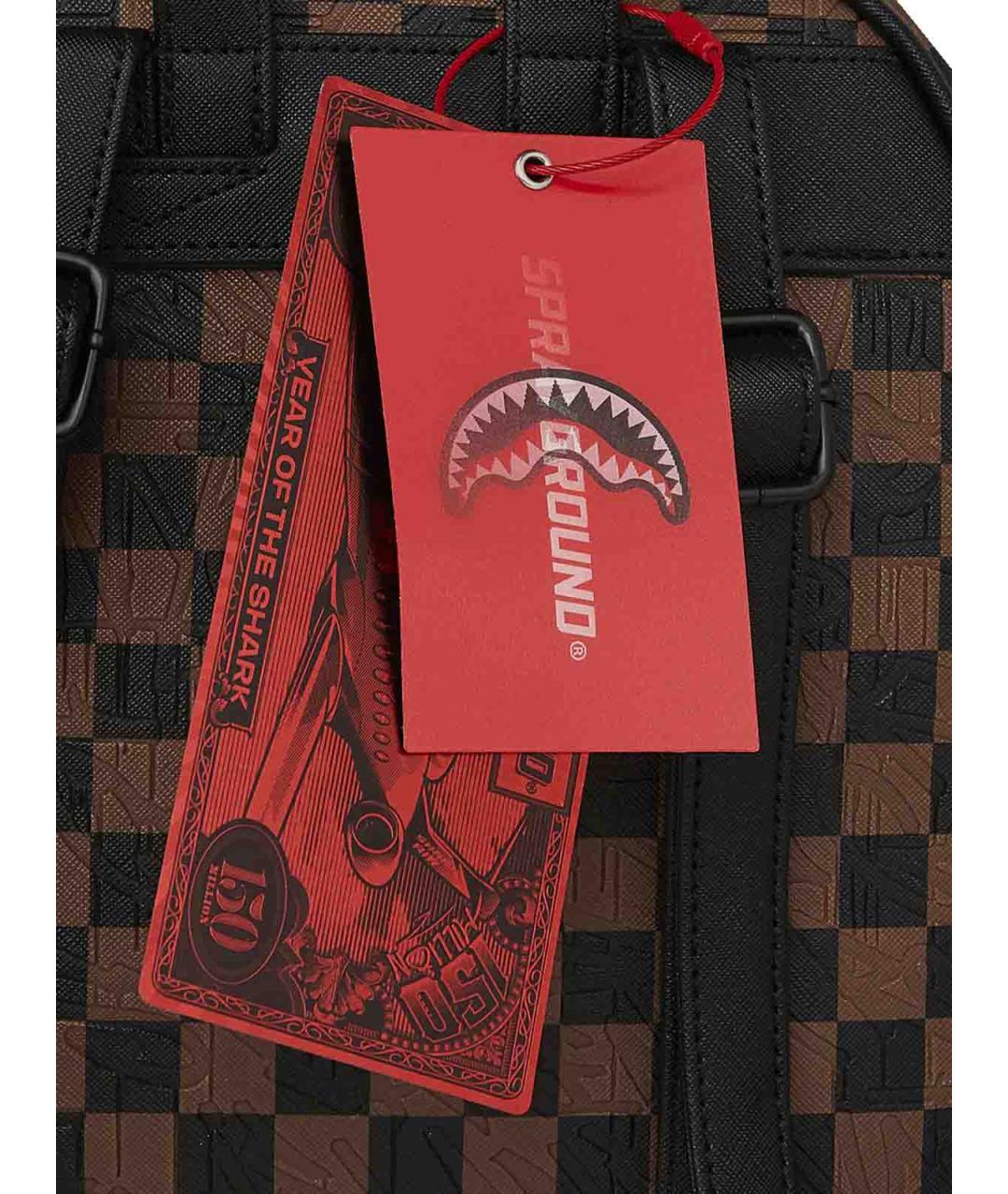 SPRAYGROUND Коричневый синтетический рюкзак, фото 6