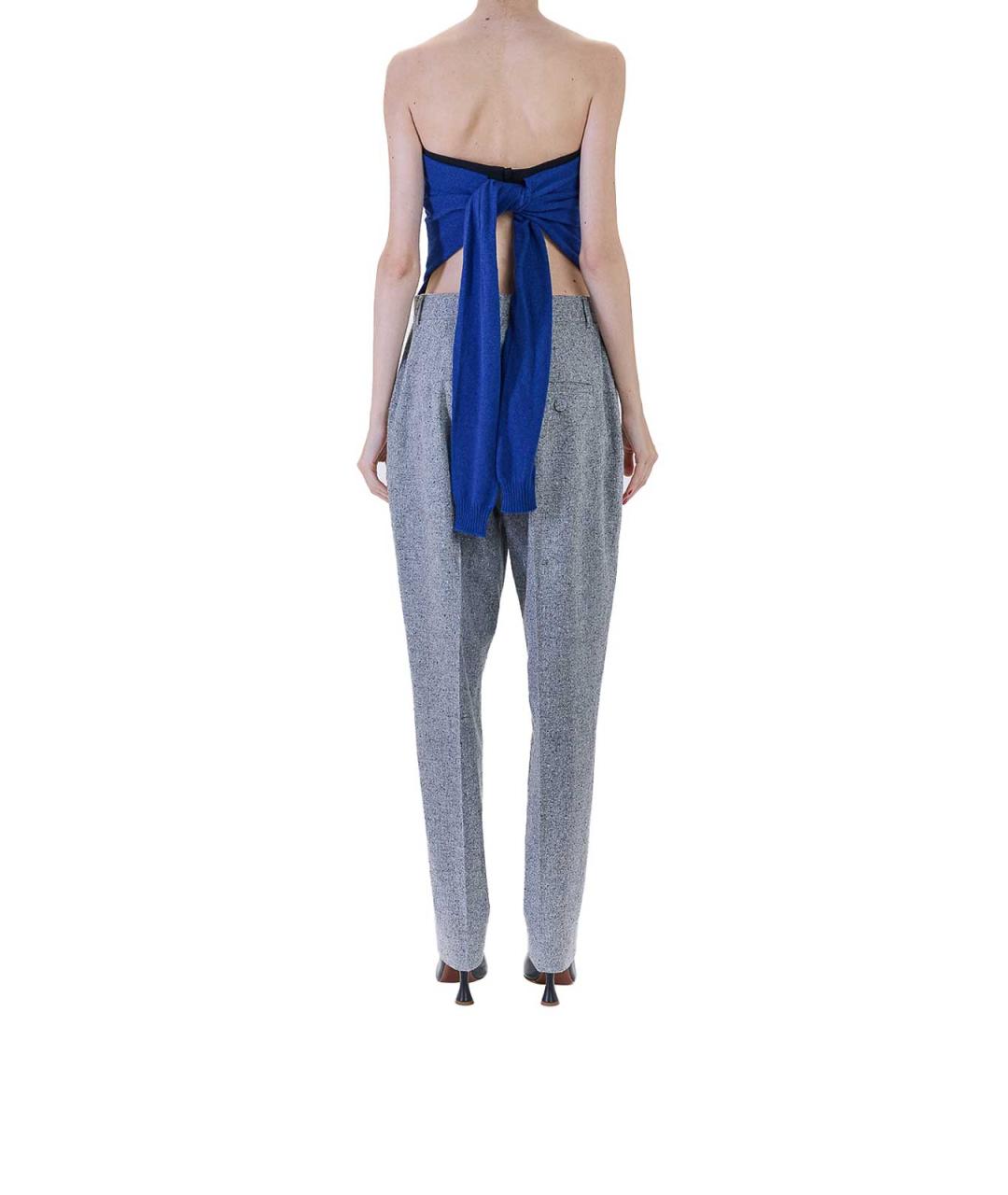 MOSCHINO Синяя шерстяная майка, фото 4
