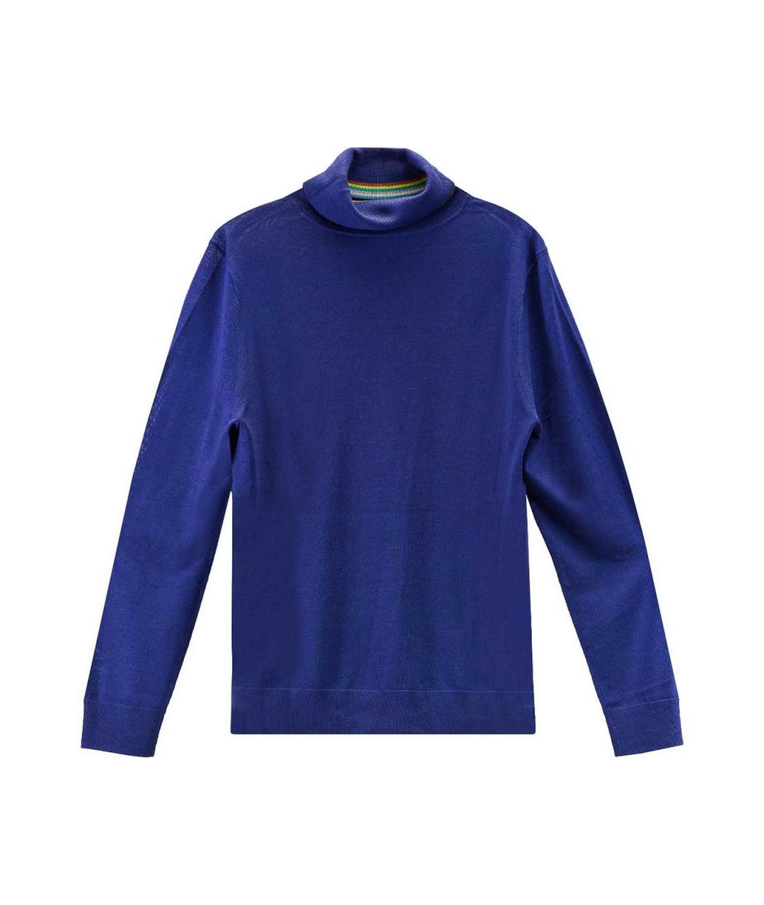 PAUL SMITH Фиолетовая шерстяная водолазка, фото 1