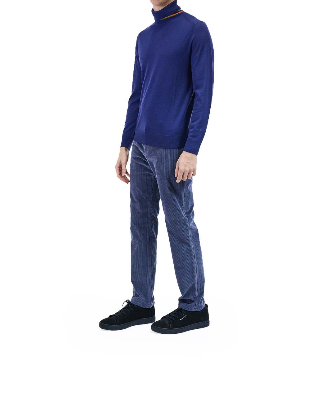 PAUL SMITH Фиолетовая шерстяная водолазка, фото 3