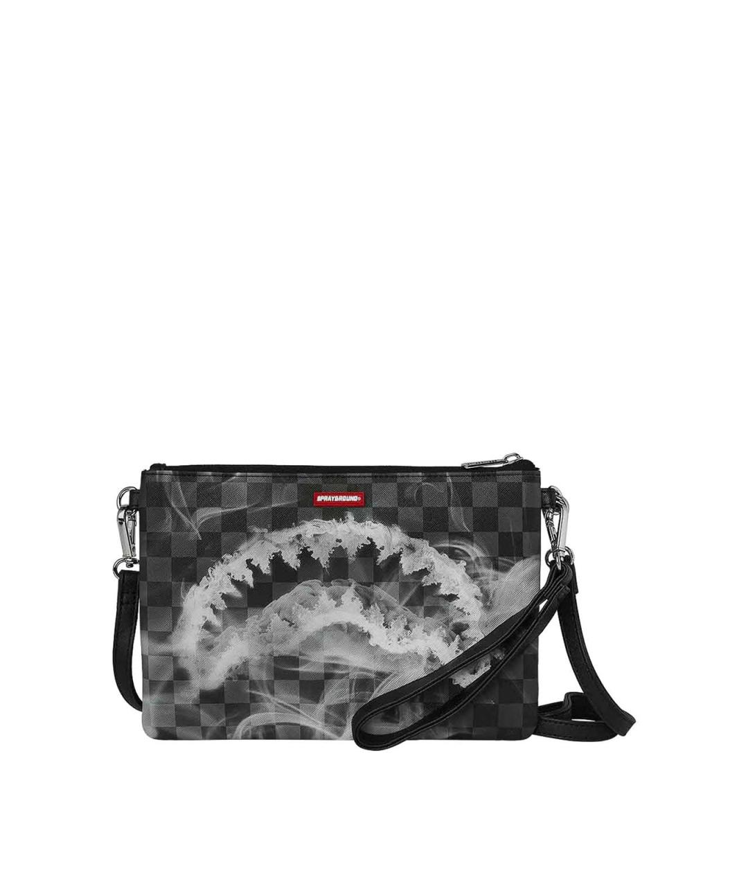 SPRAYGROUND Серая сумка на плечо из искусственной кожи, фото 1