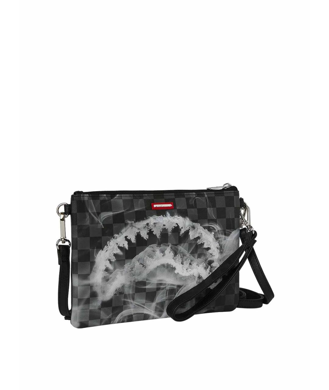 SPRAYGROUND Серая сумка на плечо из искусственной кожи, фото 2