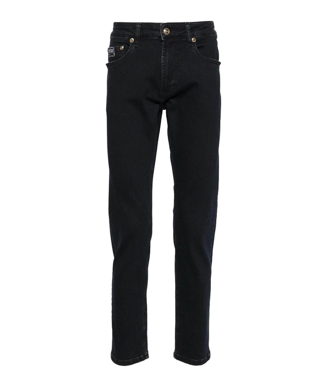 VERSACE JEANS COUTURE Синие хлопковые прямые джинсы, фото 1
