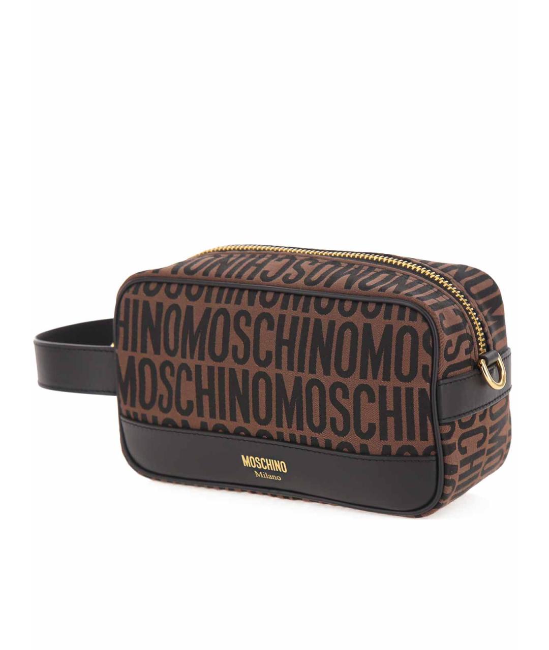 MOSCHINO Коричневая барсетка, фото 2