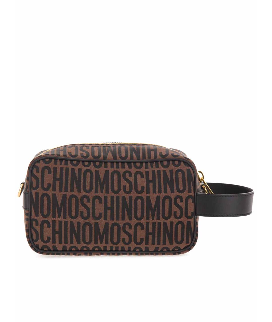 MOSCHINO Коричневая барсетка, фото 3