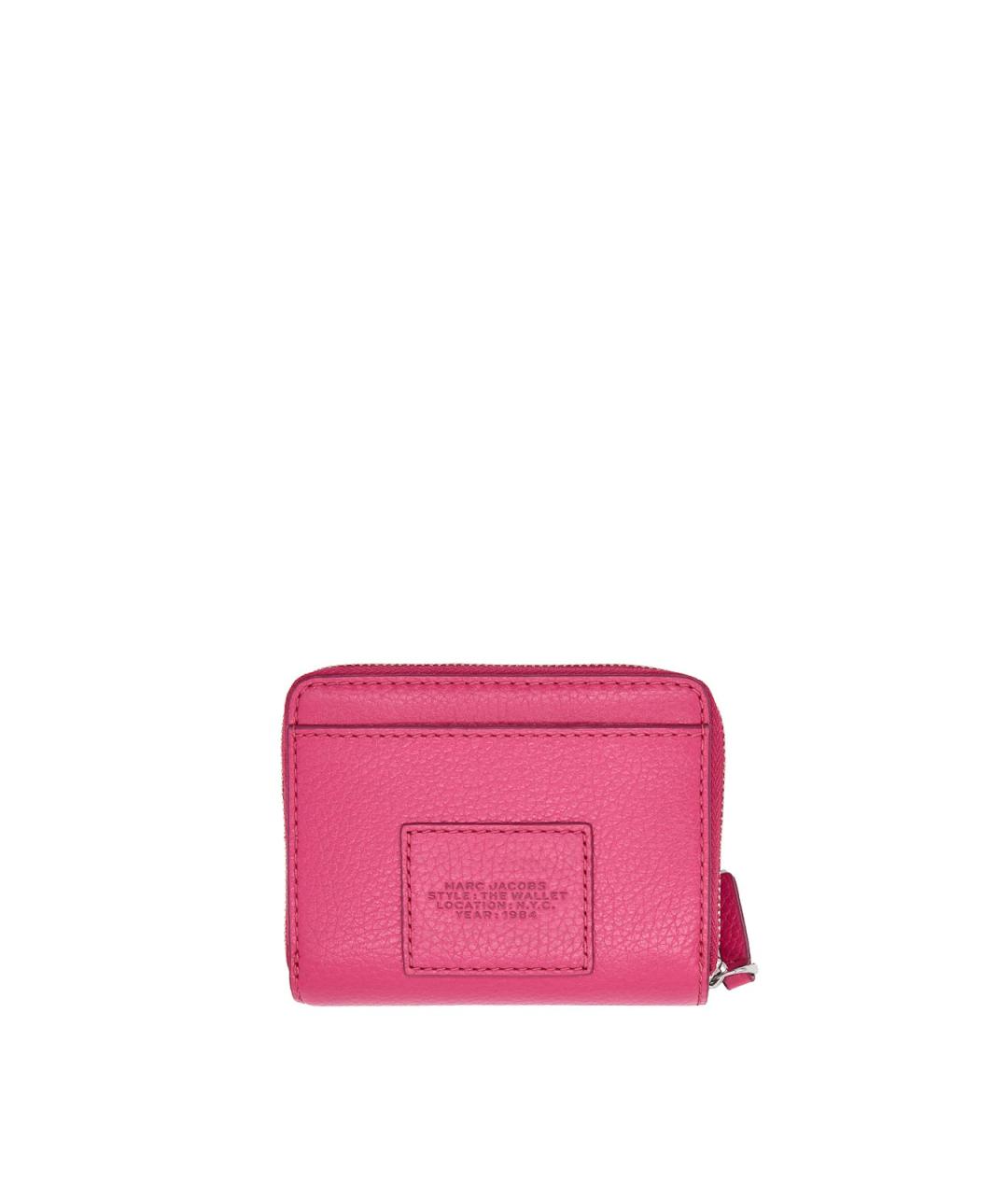 MARC JACOBS Розовый кожаный кошелек, фото 2
