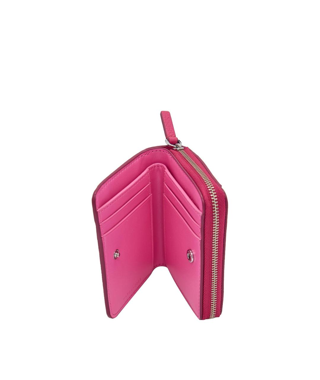 MARC JACOBS Розовый кожаный кошелек, фото 3