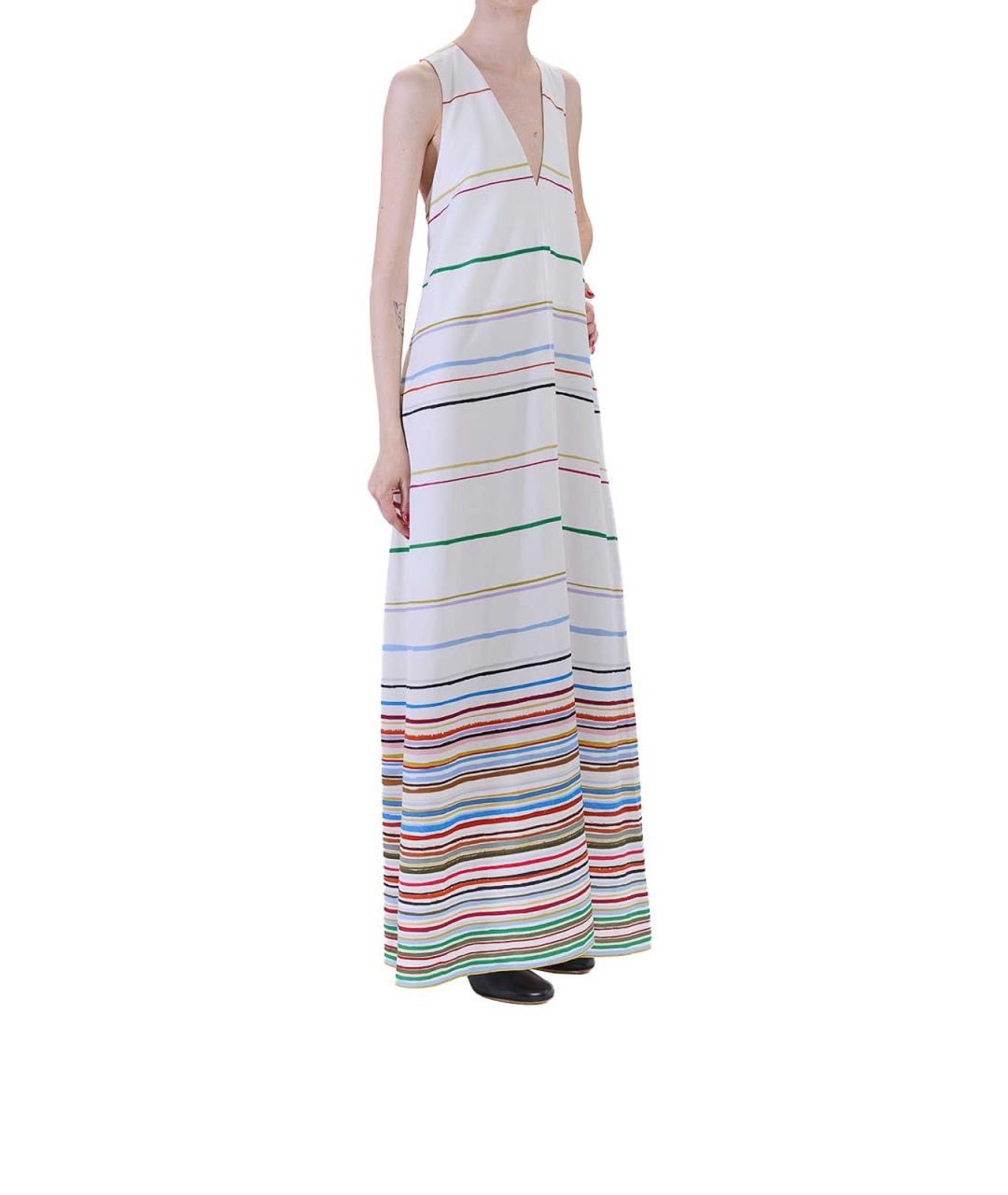 PAUL SMITH Мульти льняное повседневное платье, фото 3