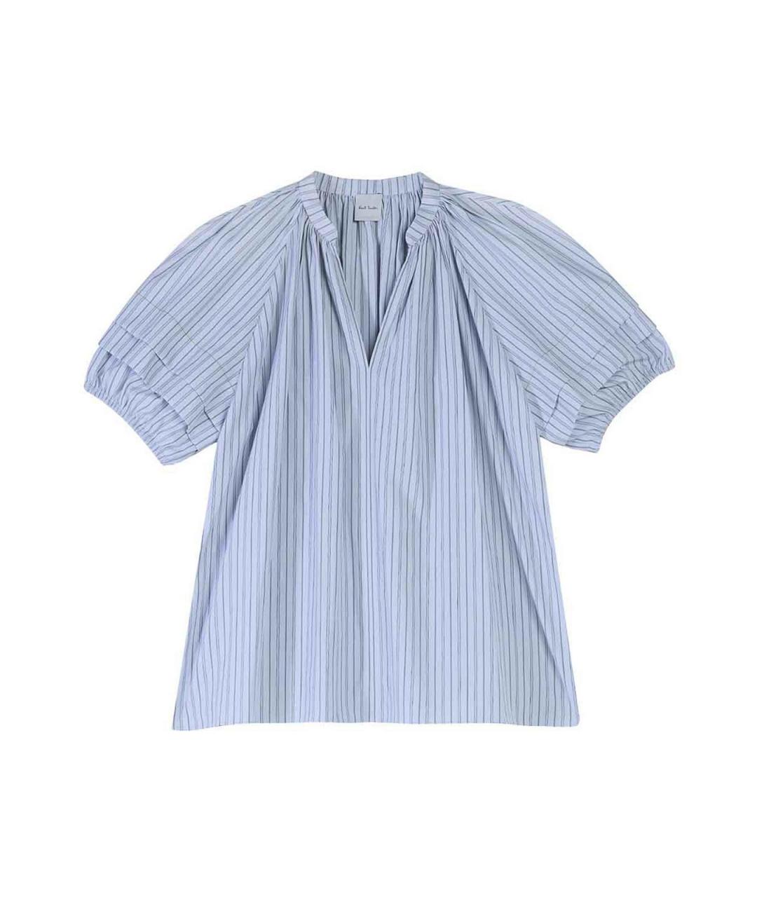 PAUL SMITH Голубая хлопковая рубашка, фото 1