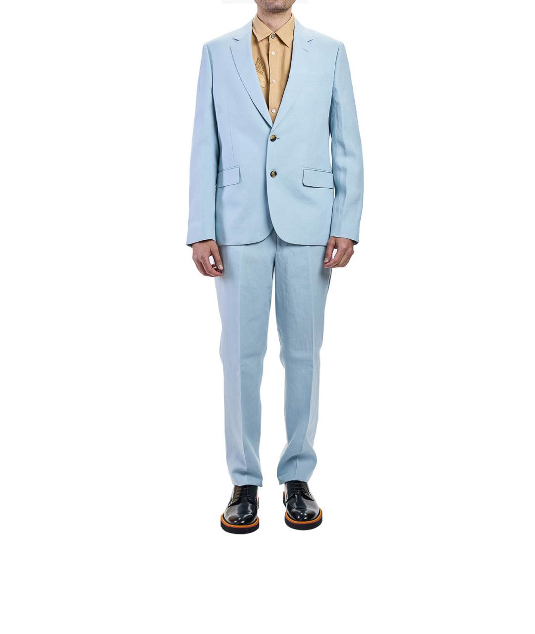 PAUL SMITH Голубой классический костюм, фото 2